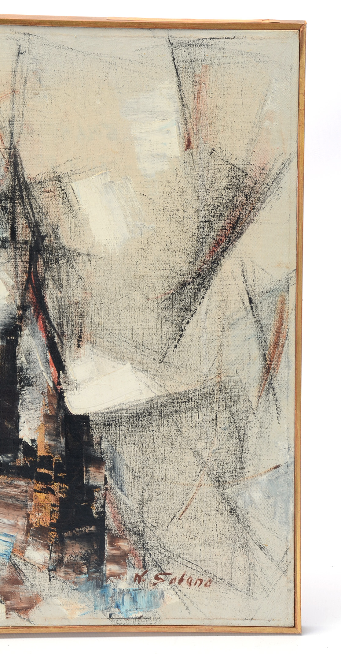 Nelsa Solano Gorga Original Abstract Oil on Canvas