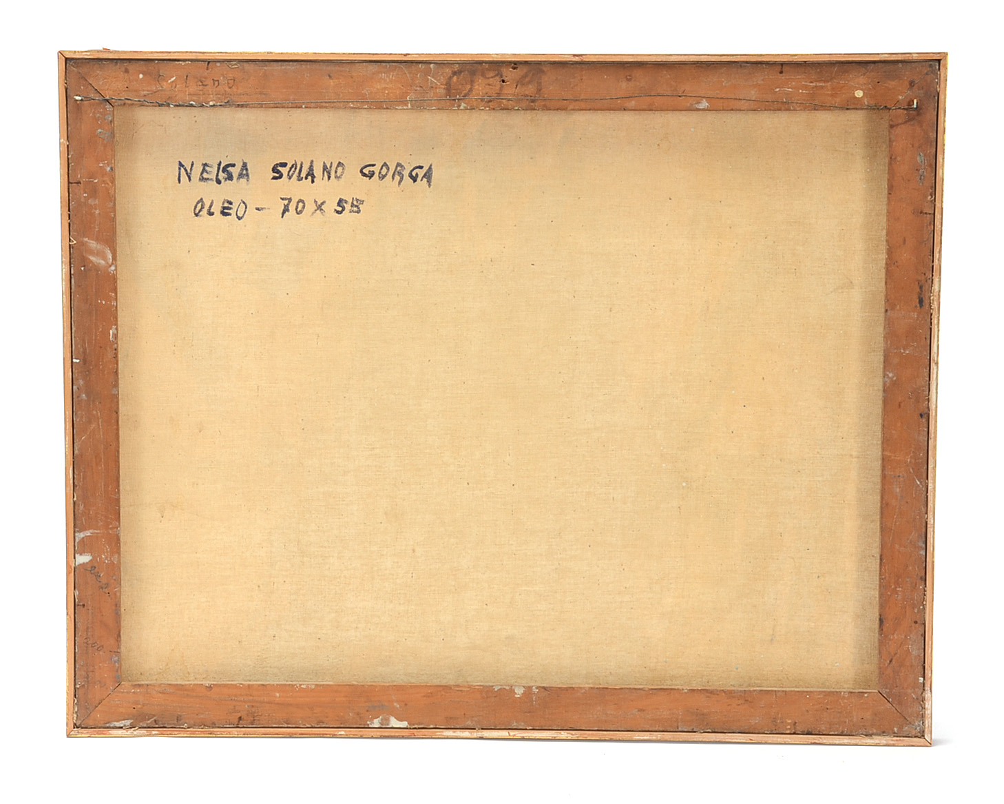 Nelsa Solano Gorga Original Abstract Oil on Canvas