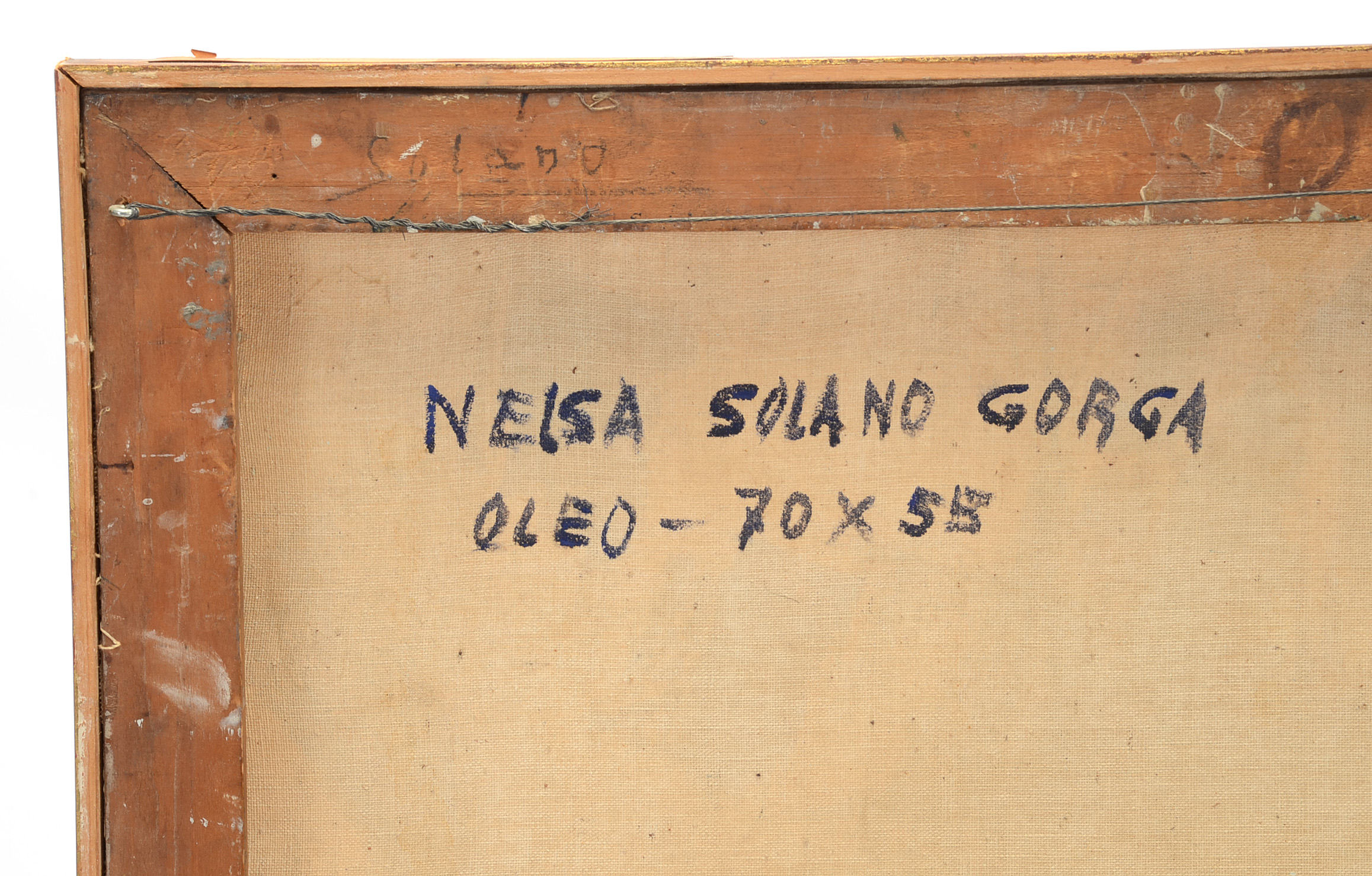 Nelsa Solano Gorga Original Abstract Oil on Canvas