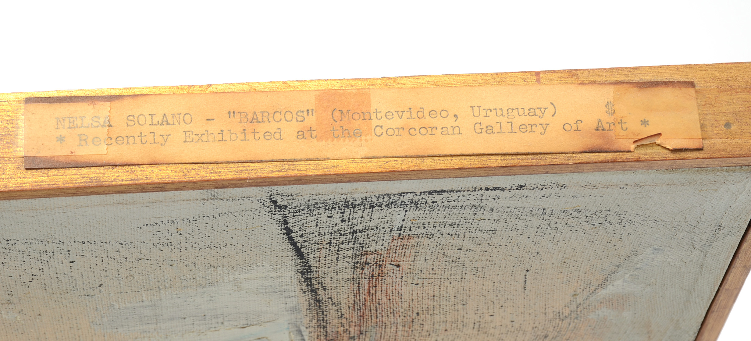 Nelsa Solano Gorga Original Abstract Oil on Canvas