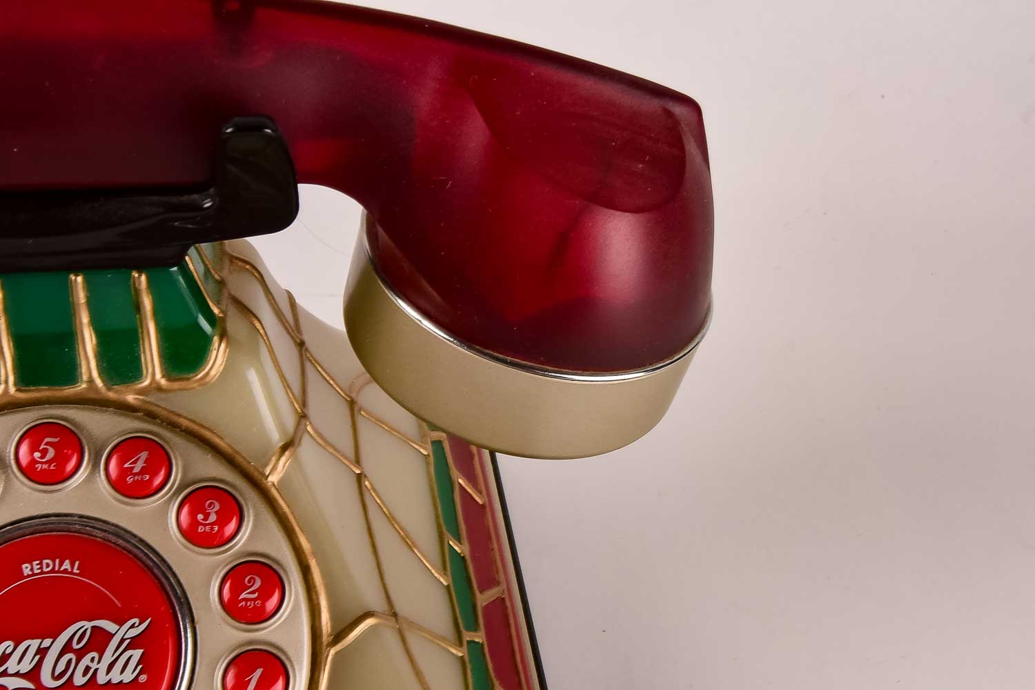 2001 Coca-Cola Stained Glass Look Phone