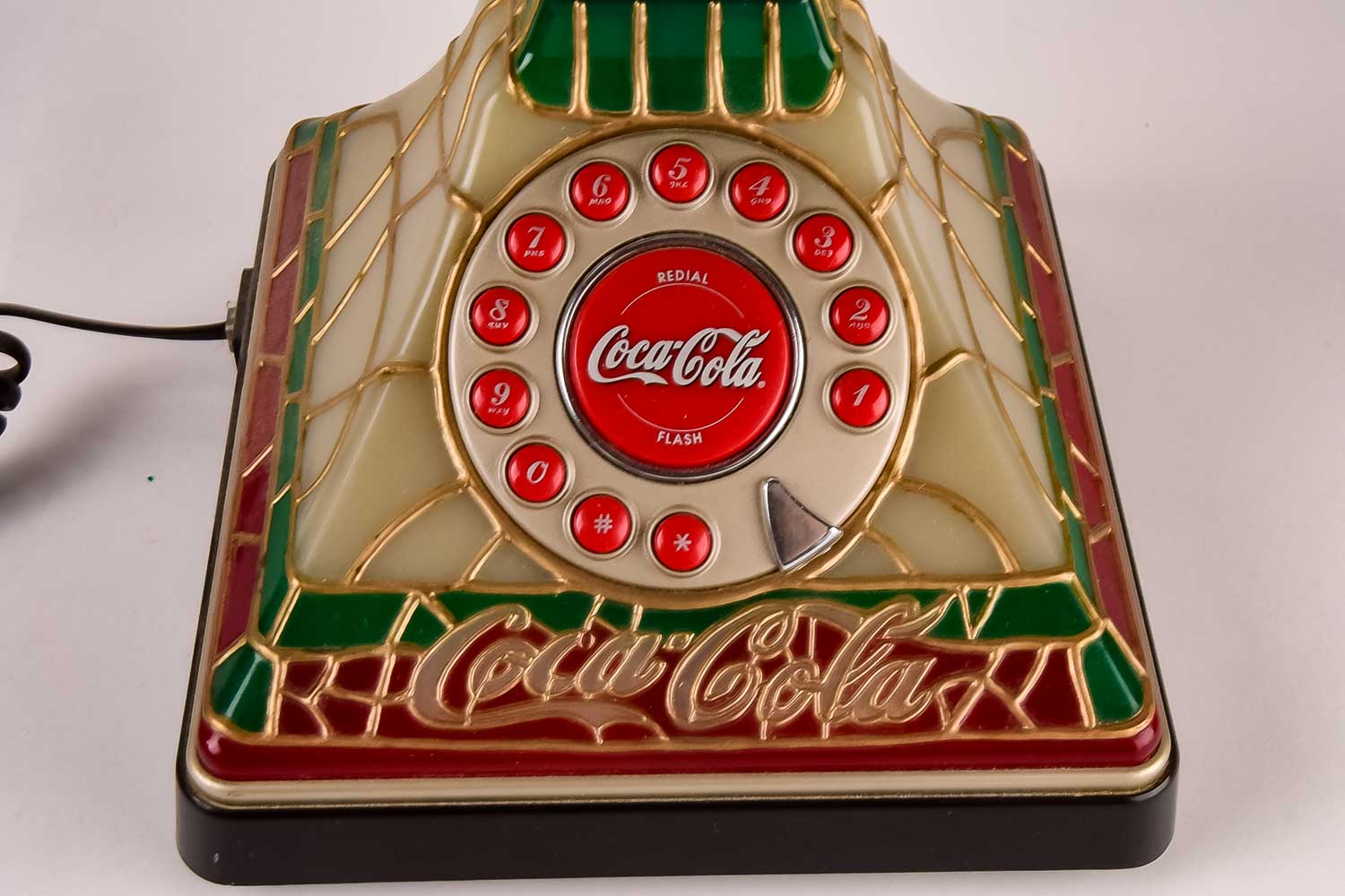2001 Coca-Cola Stained Glass Look Phone