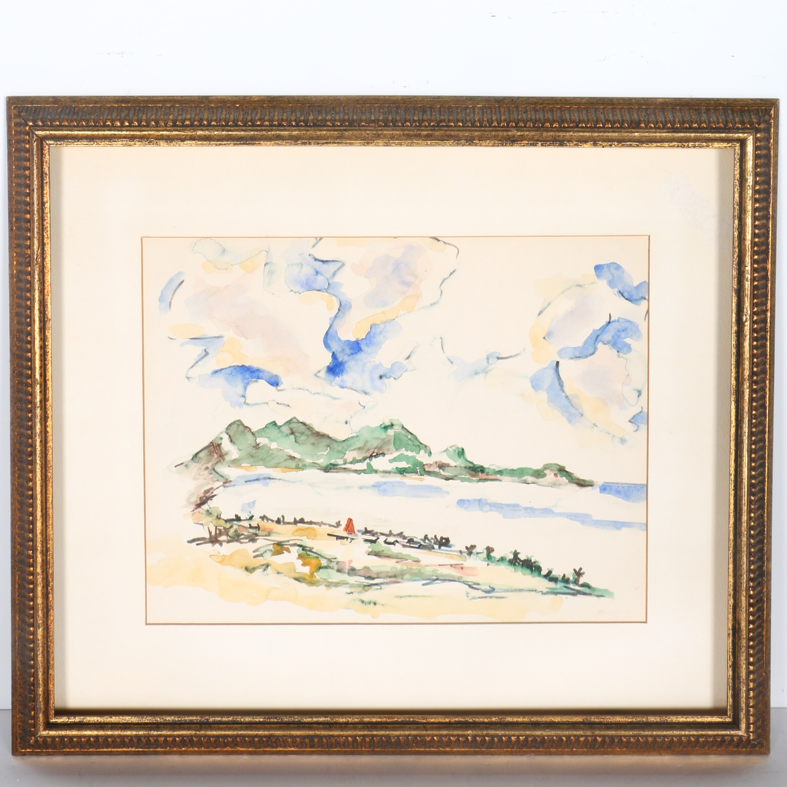 Nolan P. Benner Jr. Watercolor Landscape Painting