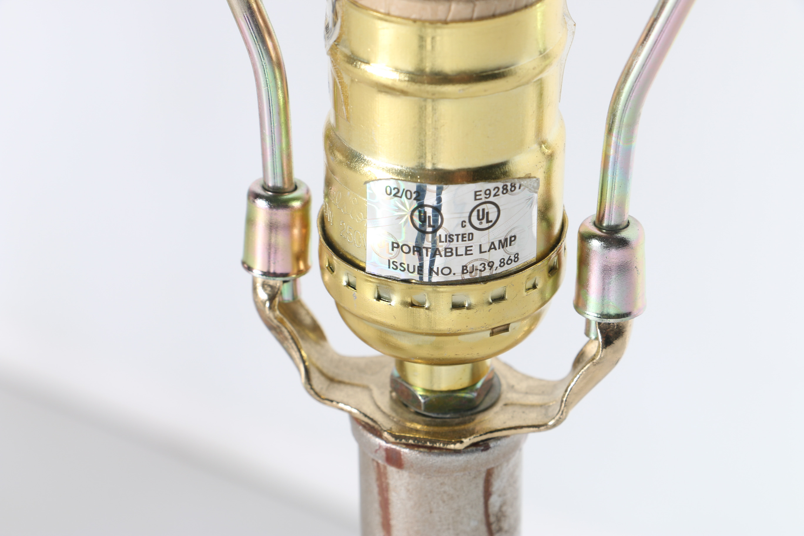 Pair of Two Toned Table Lamps