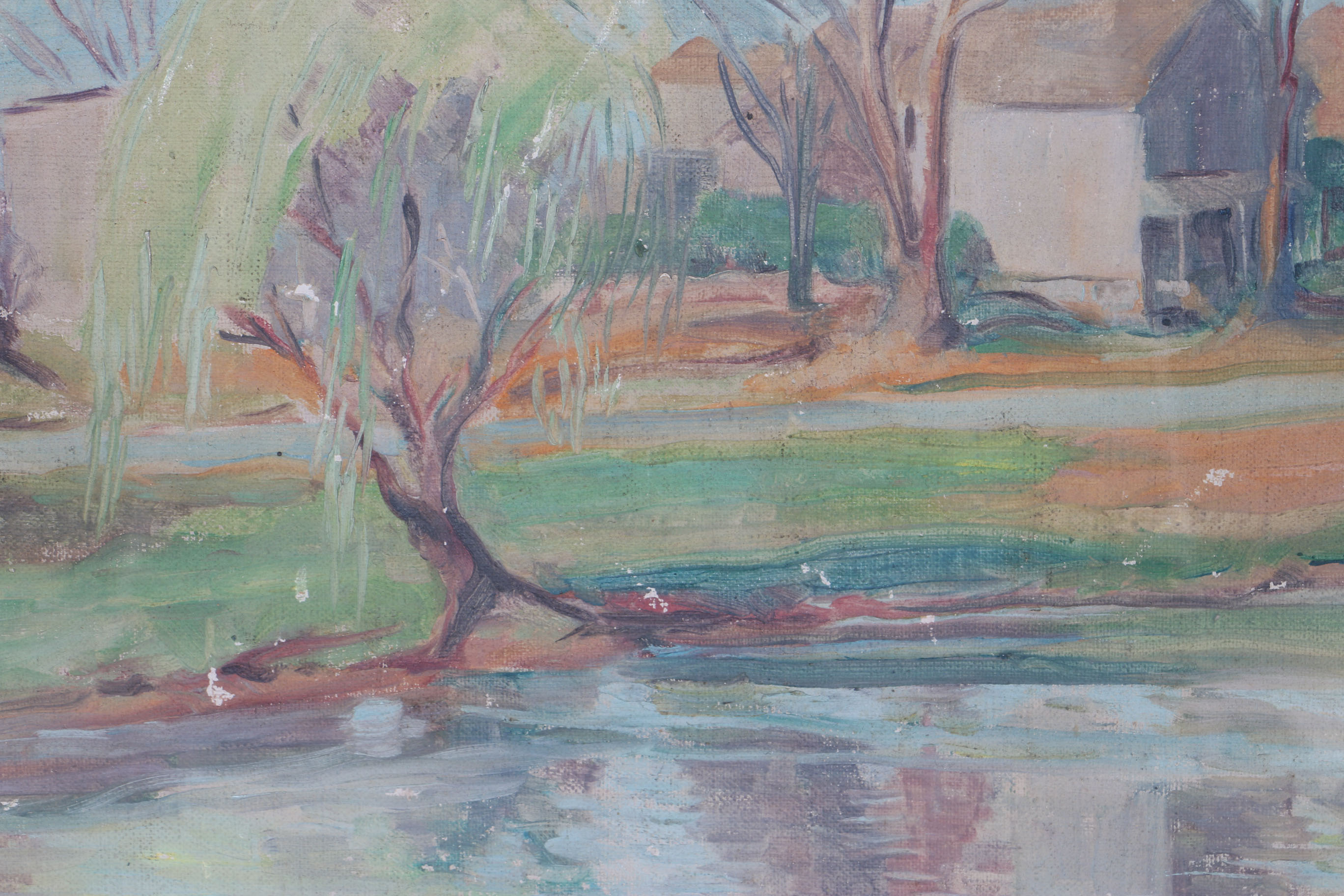 Alice Browning Doughten Original Oil Painting "Spring Greens"