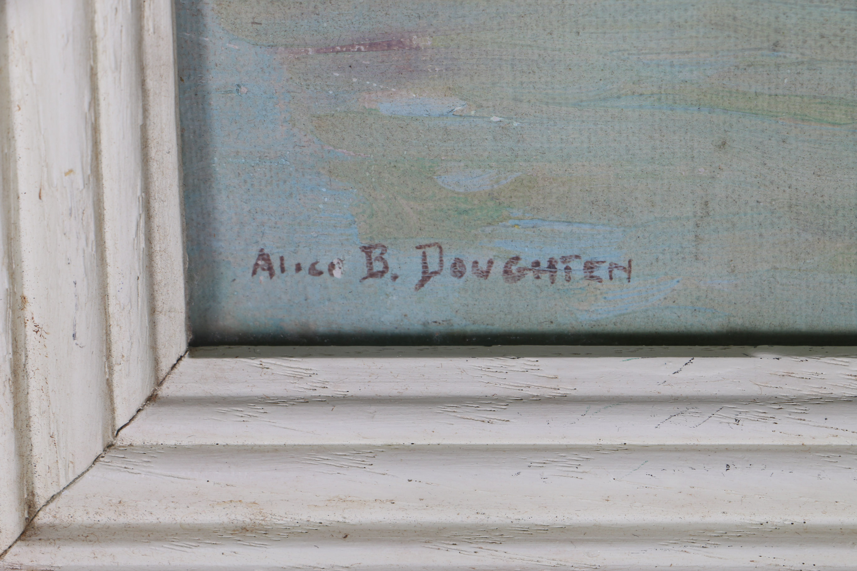 Alice Browning Doughten Original Oil Painting "Spring Greens"