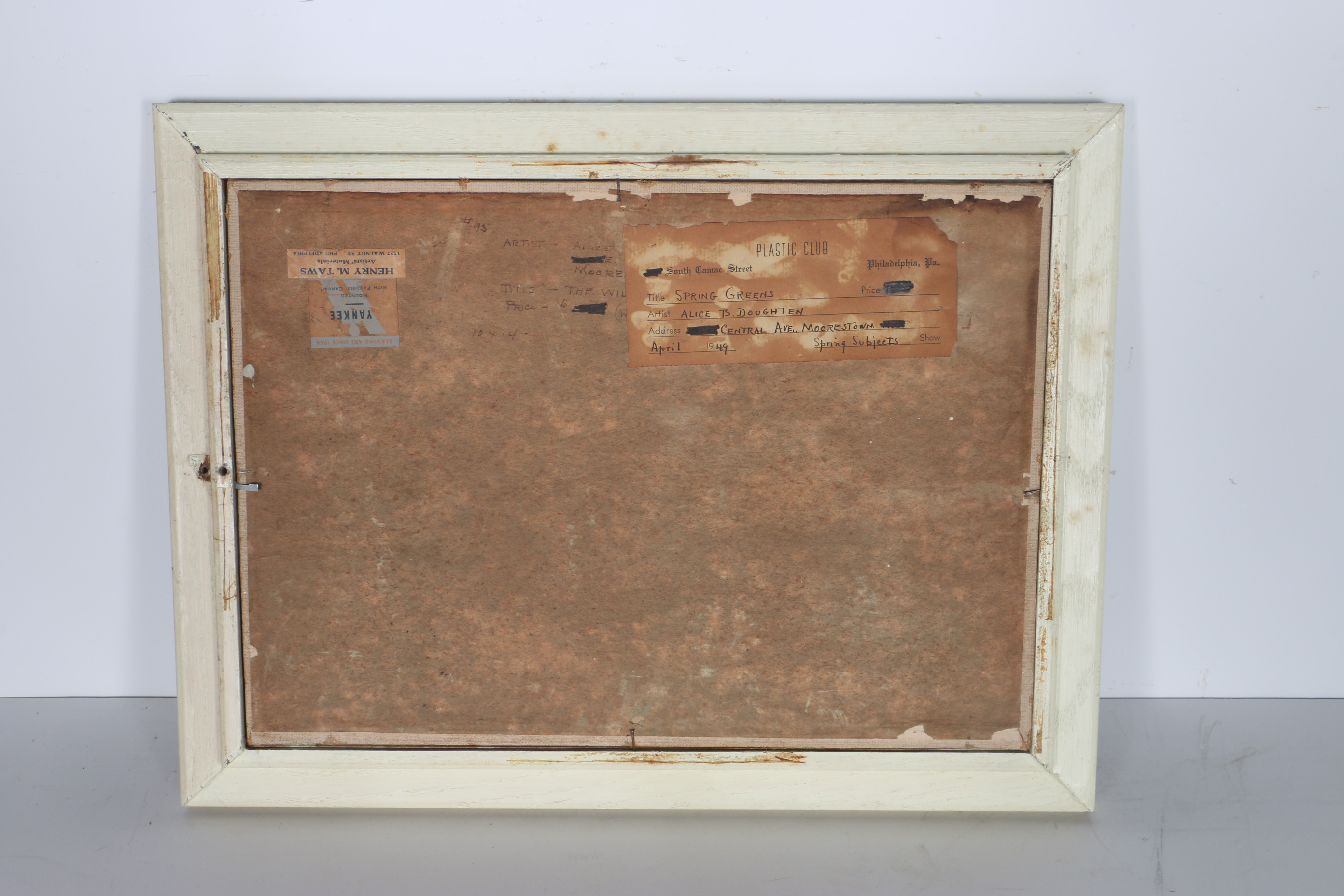 Alice Browning Doughten Original Oil Painting "Spring Greens"