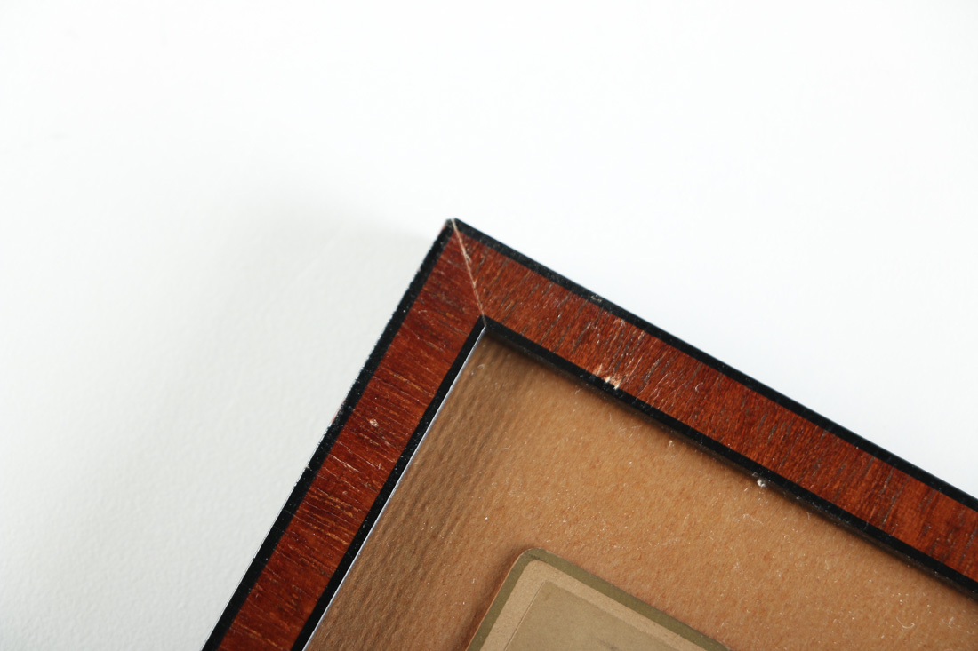 Framed Vintage Photograph of German College Student