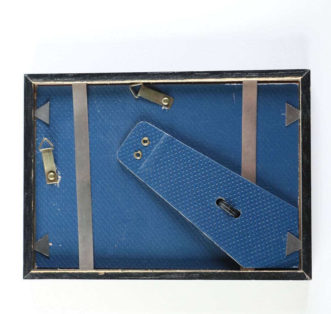 Framed Vintage Photograph of German College Student