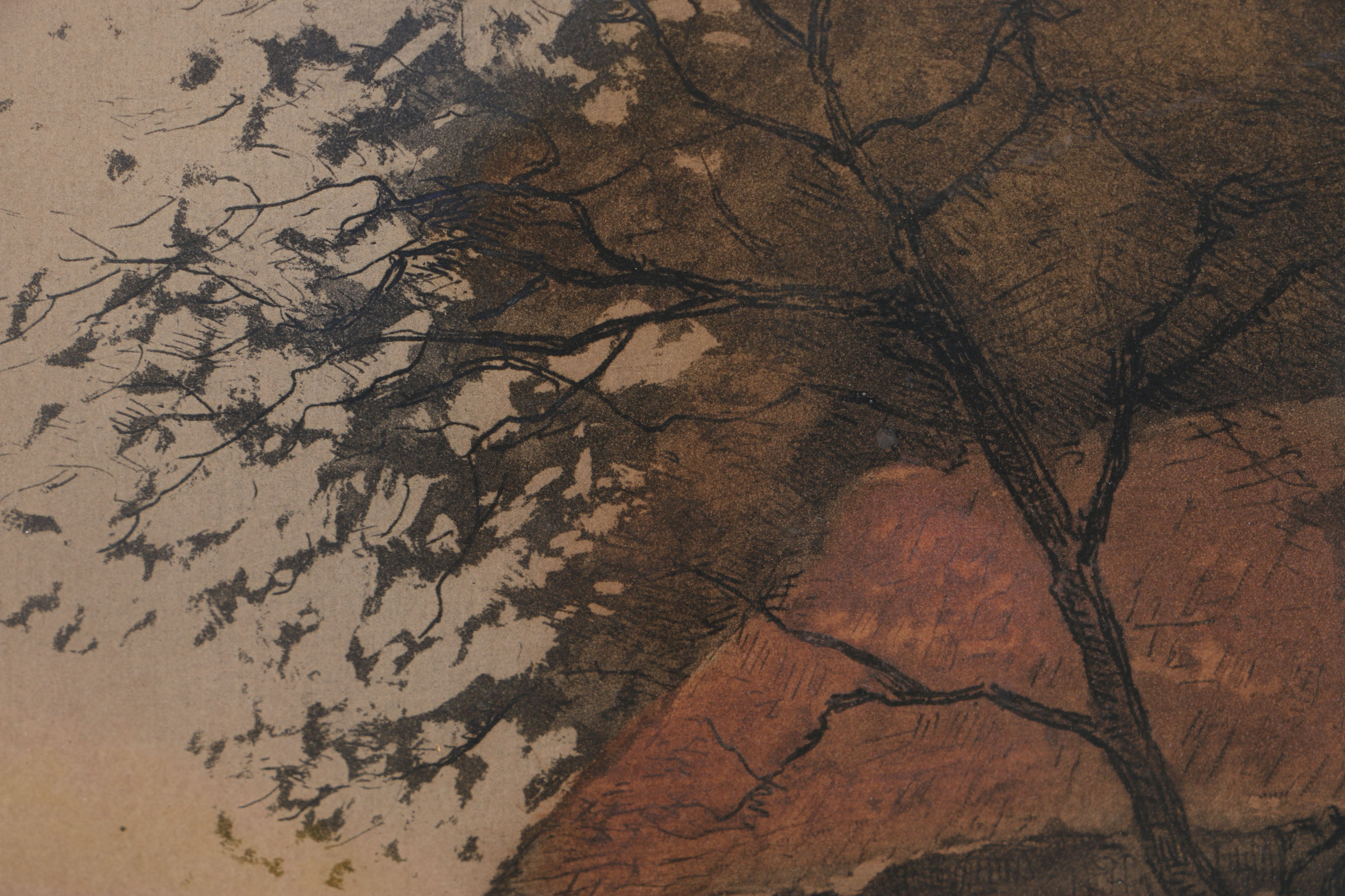 Pair of Louis Davril Etching Aquatint "Le Moulin Rose" and "Le Russian En Hiver"