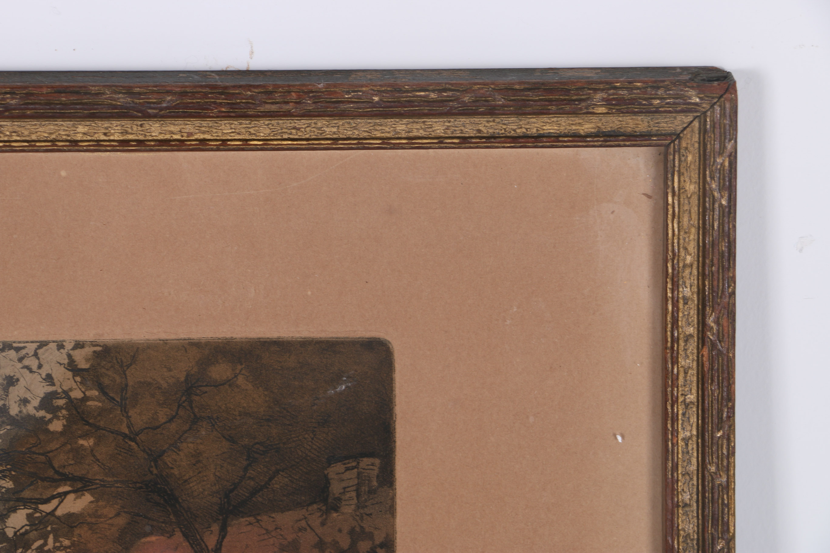 Pair of Louis Davril Etching Aquatint "Le Moulin Rose" and "Le Russian En Hiver"