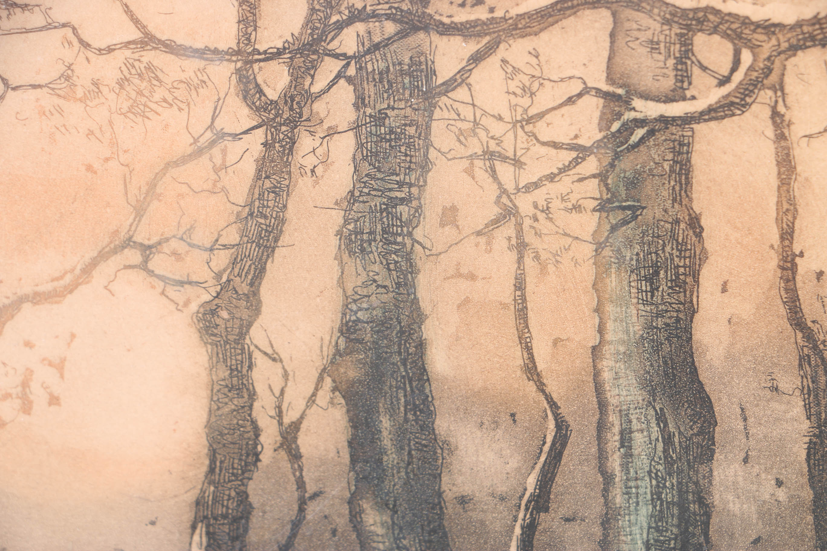 Pair of Louis Davril Etching Aquatint "Le Moulin Rose" and "Le Russian En Hiver"