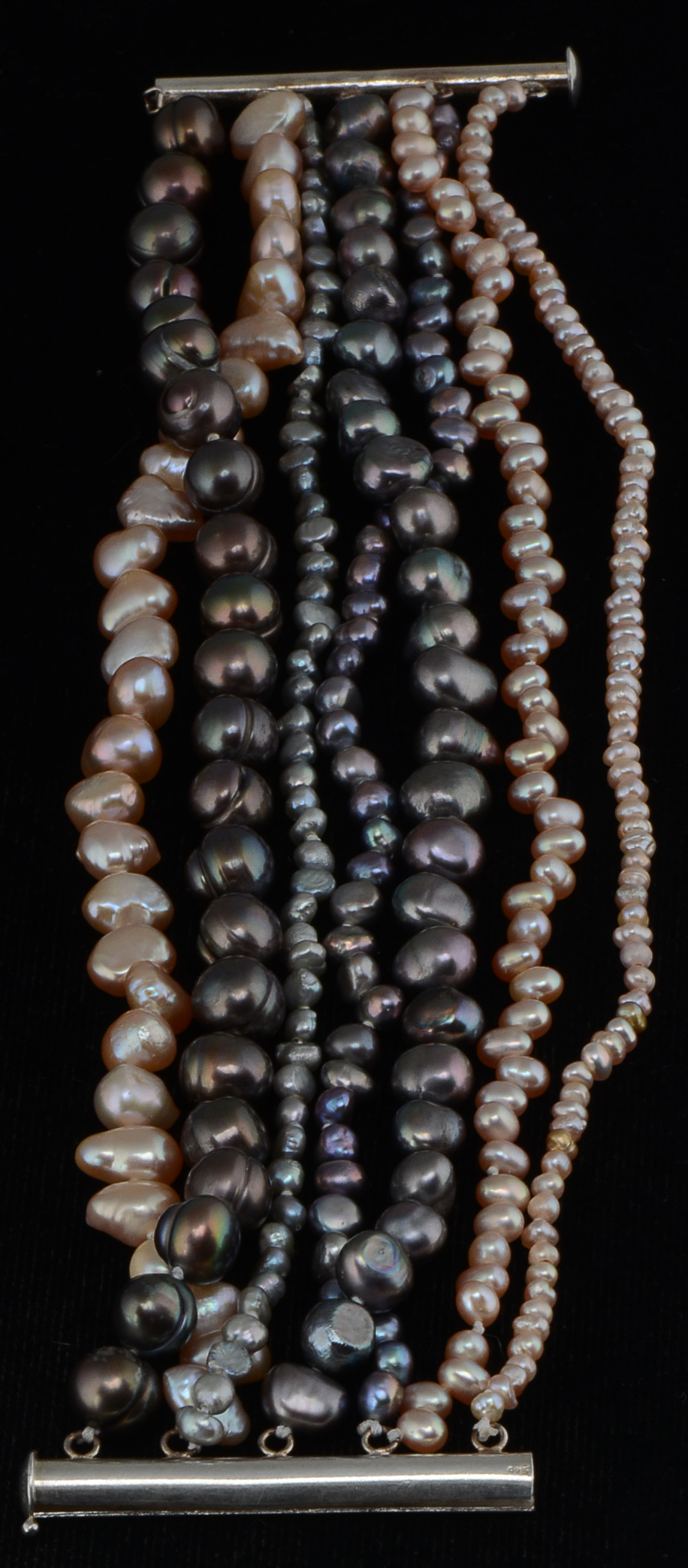 Multi-Strand Cultured Freshwater Pearl Bracelet