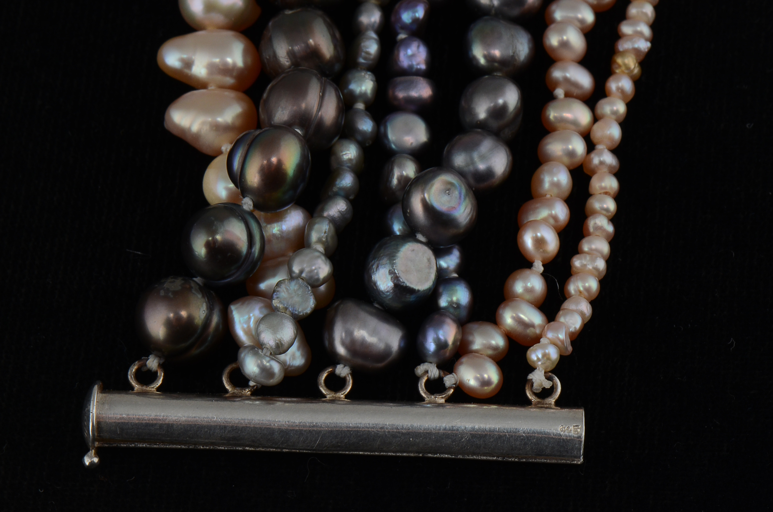 Multi-Strand Cultured Freshwater Pearl Bracelet