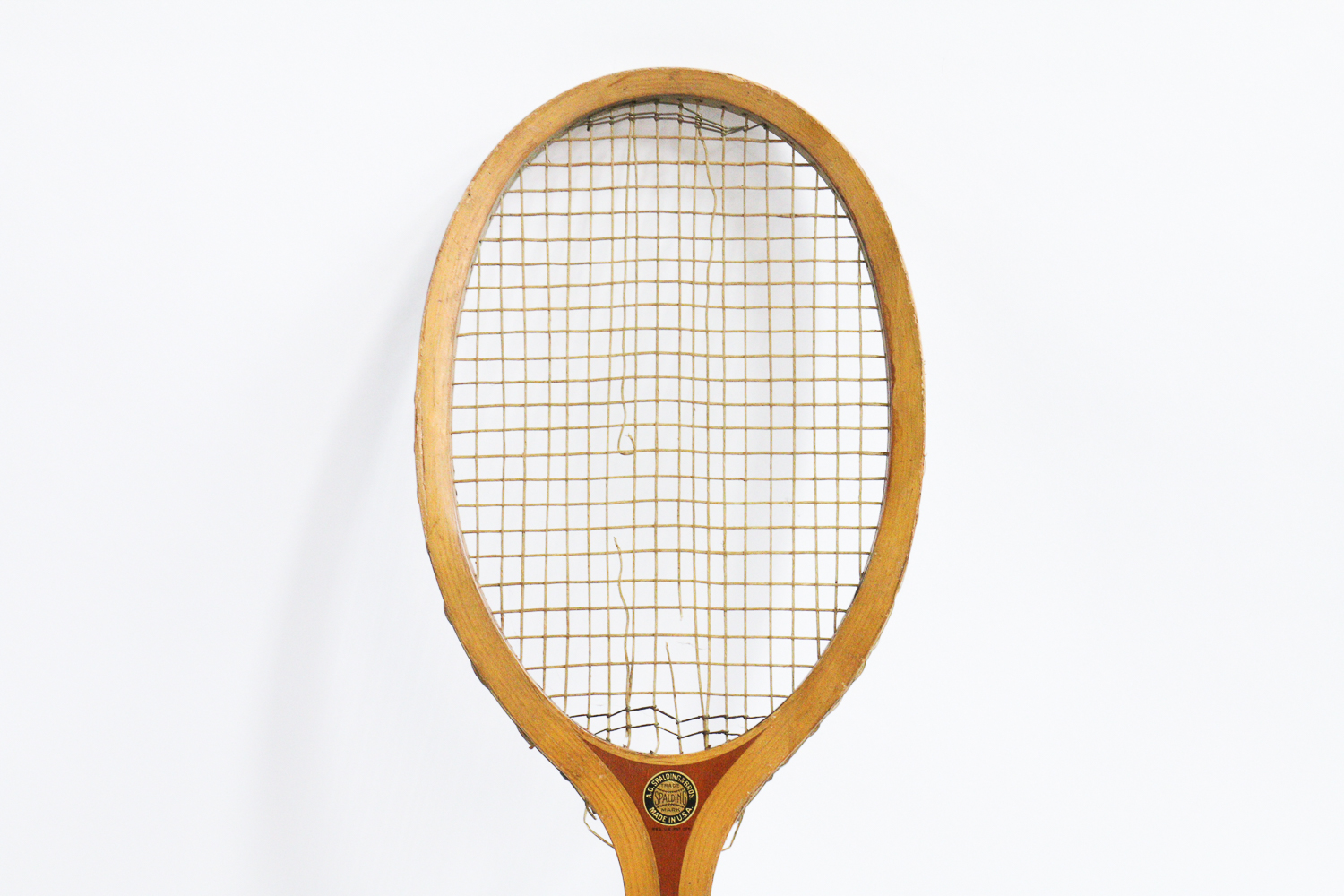 Vintage "Nassau" and "Geneva" Spalding Wood Tennis Rackets
