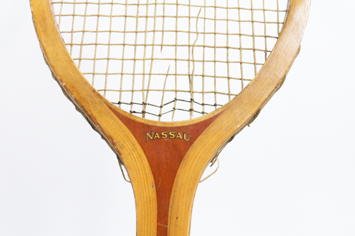Vintage "Nassau" and "Geneva" Spalding Wood Tennis Rackets