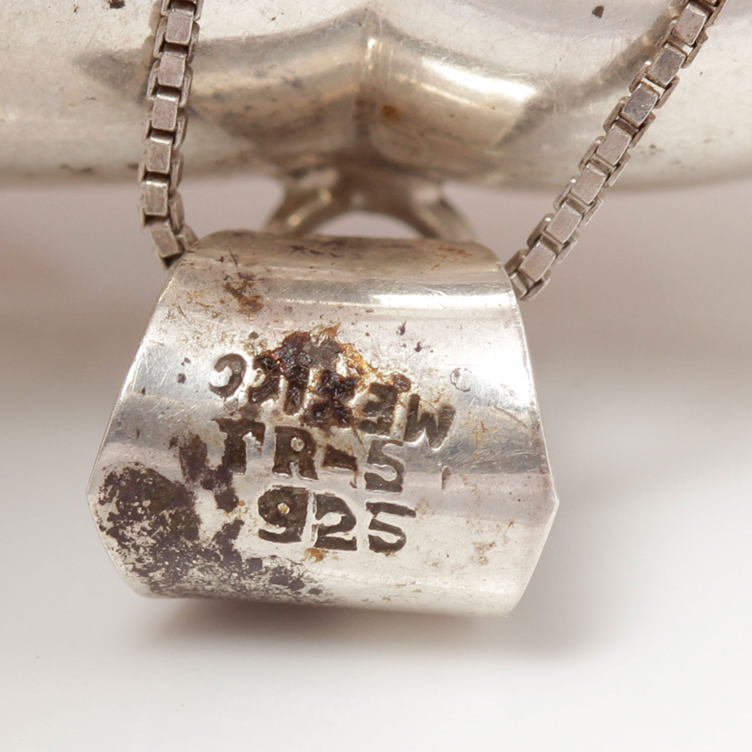 Large Sterling Silver Polar Bear Necklace