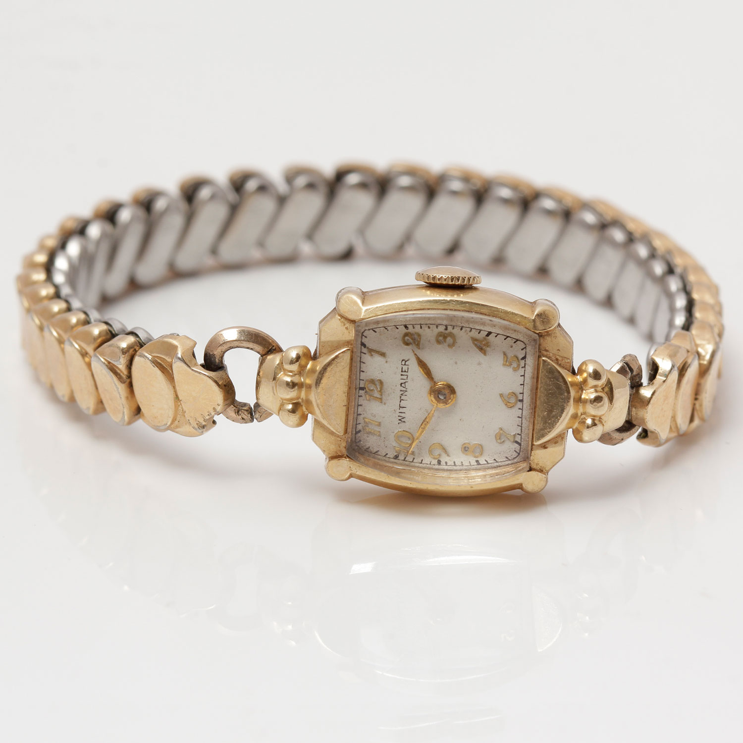 Vintage 14K Yellow Gold Wittnauer Ladies Evening Watch