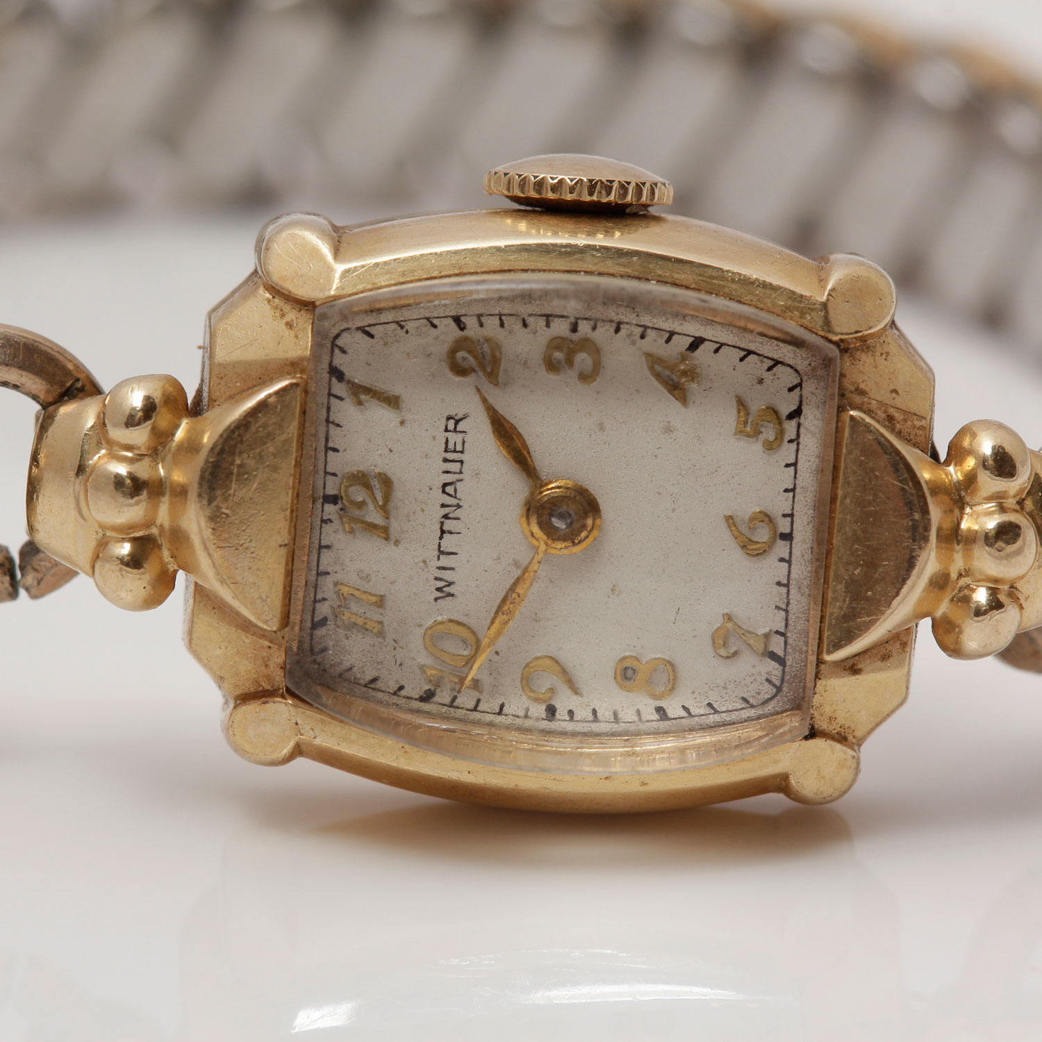 Vintage 14K Yellow Gold Wittnauer Ladies Evening Watch