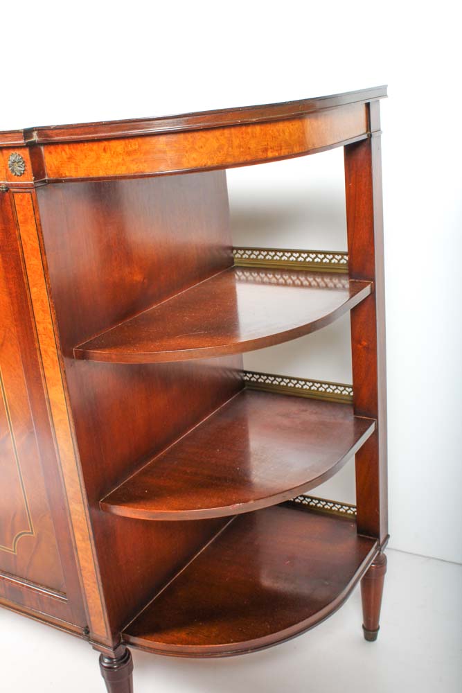 Mid Century Charak Furniture Demilune Cabinet