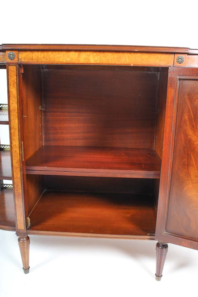 Mid Century Charak Furniture Demilune Cabinet