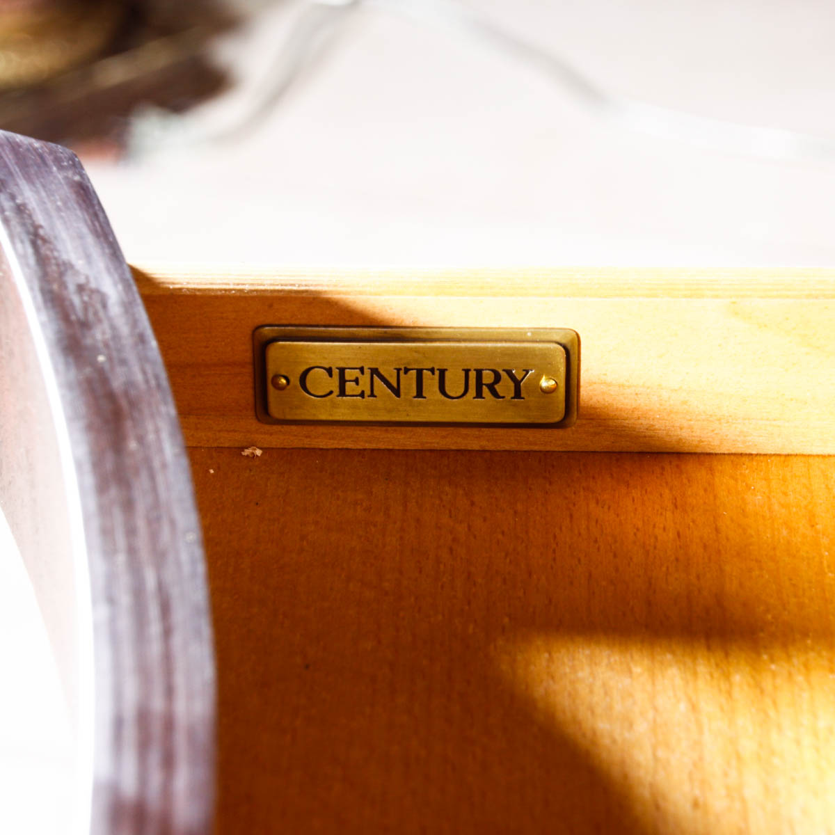 Mahogany Claw Foot Side Table