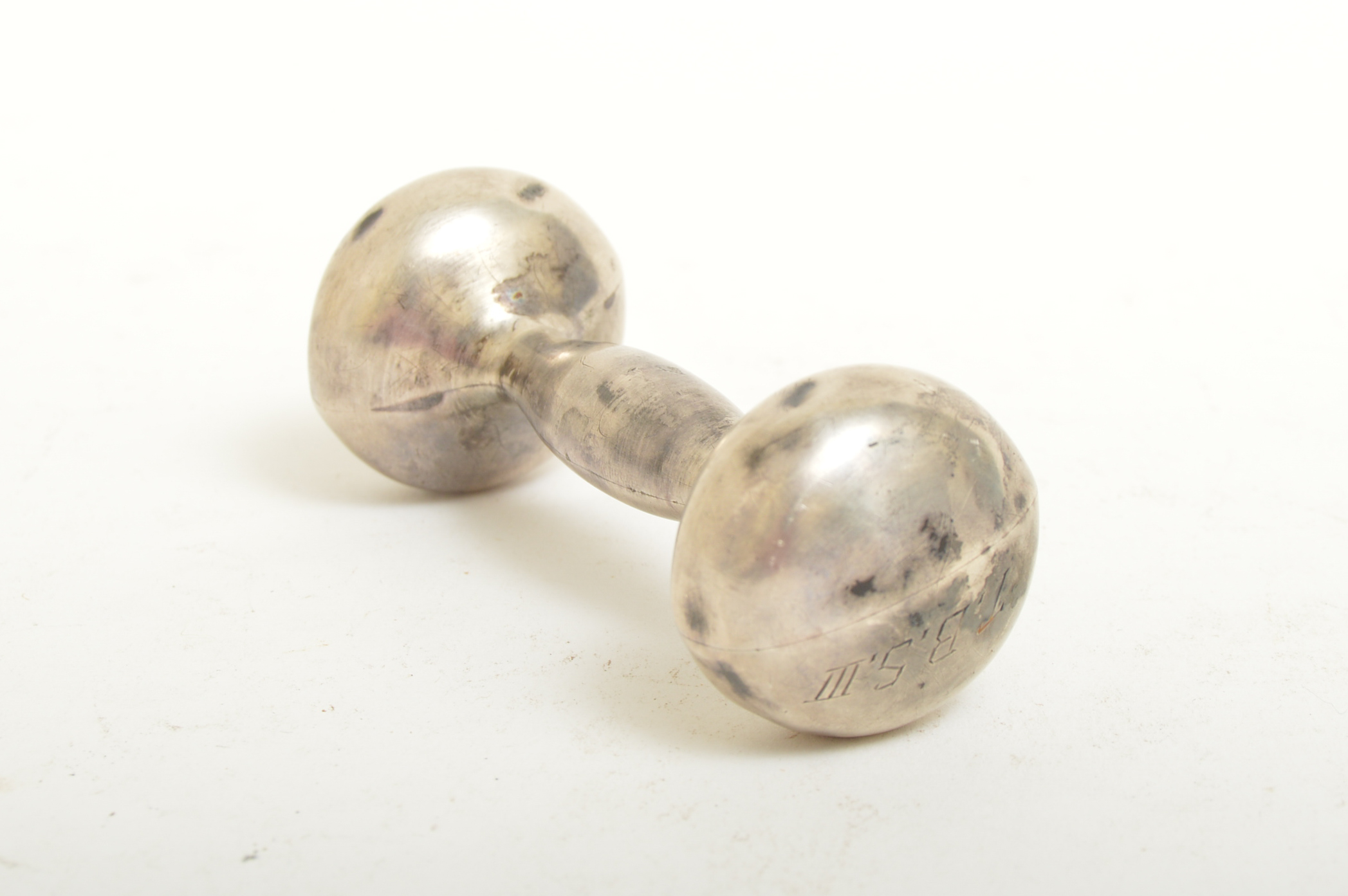 Vintage Frank M. Whiting Co. Sterling Silver Baby Rattle