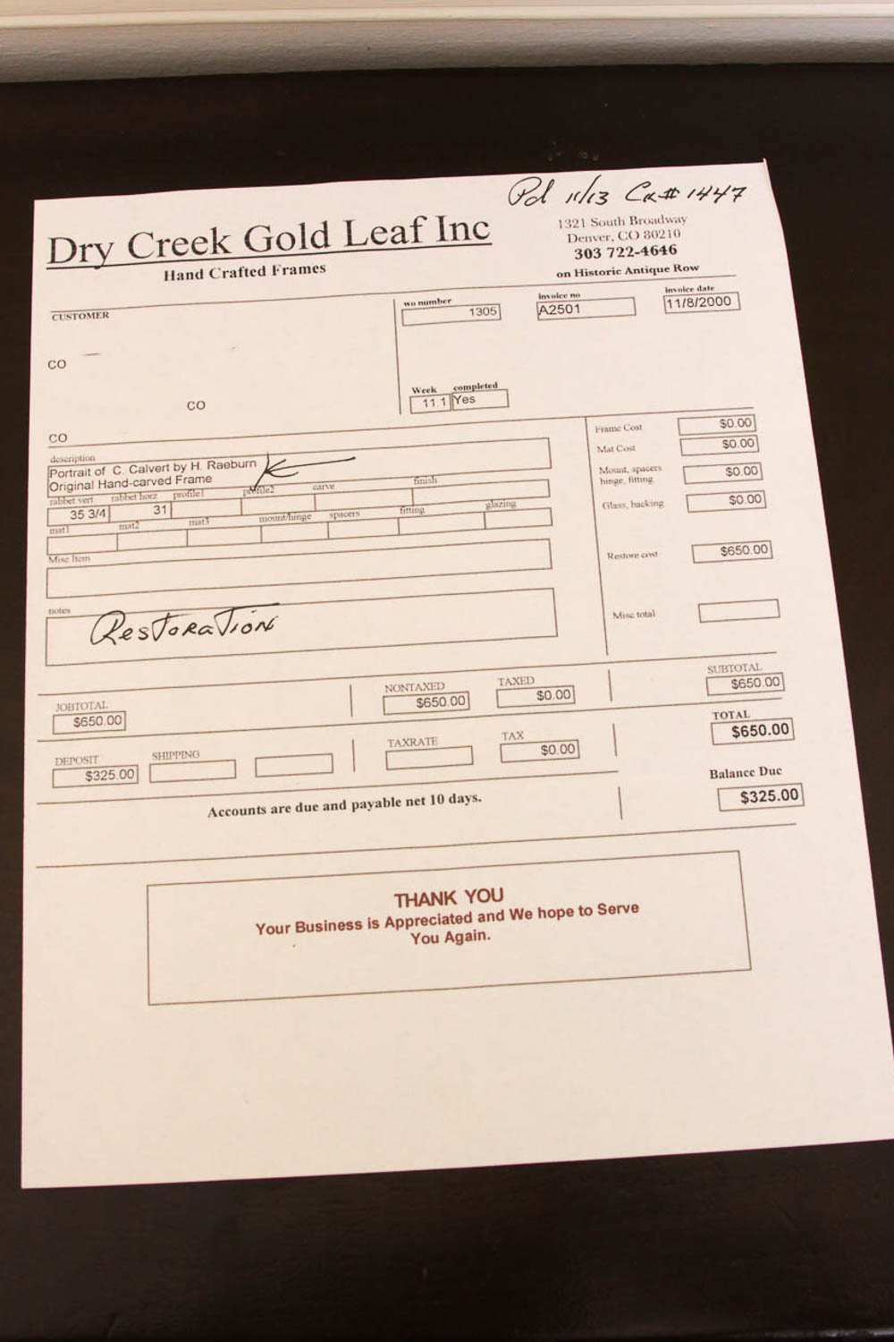 Important Sir Henry Raeburn Original Oil Painting on Canvas, "Portrait of C. Calvert R. W. S"