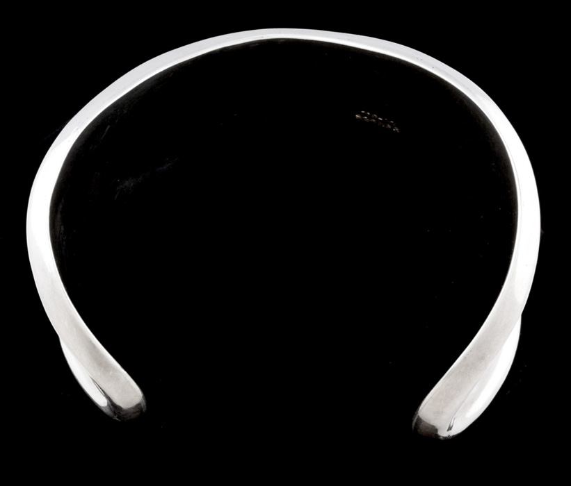 Taxco Sterling Silver Cuff Bracelet in a High Polish Finish