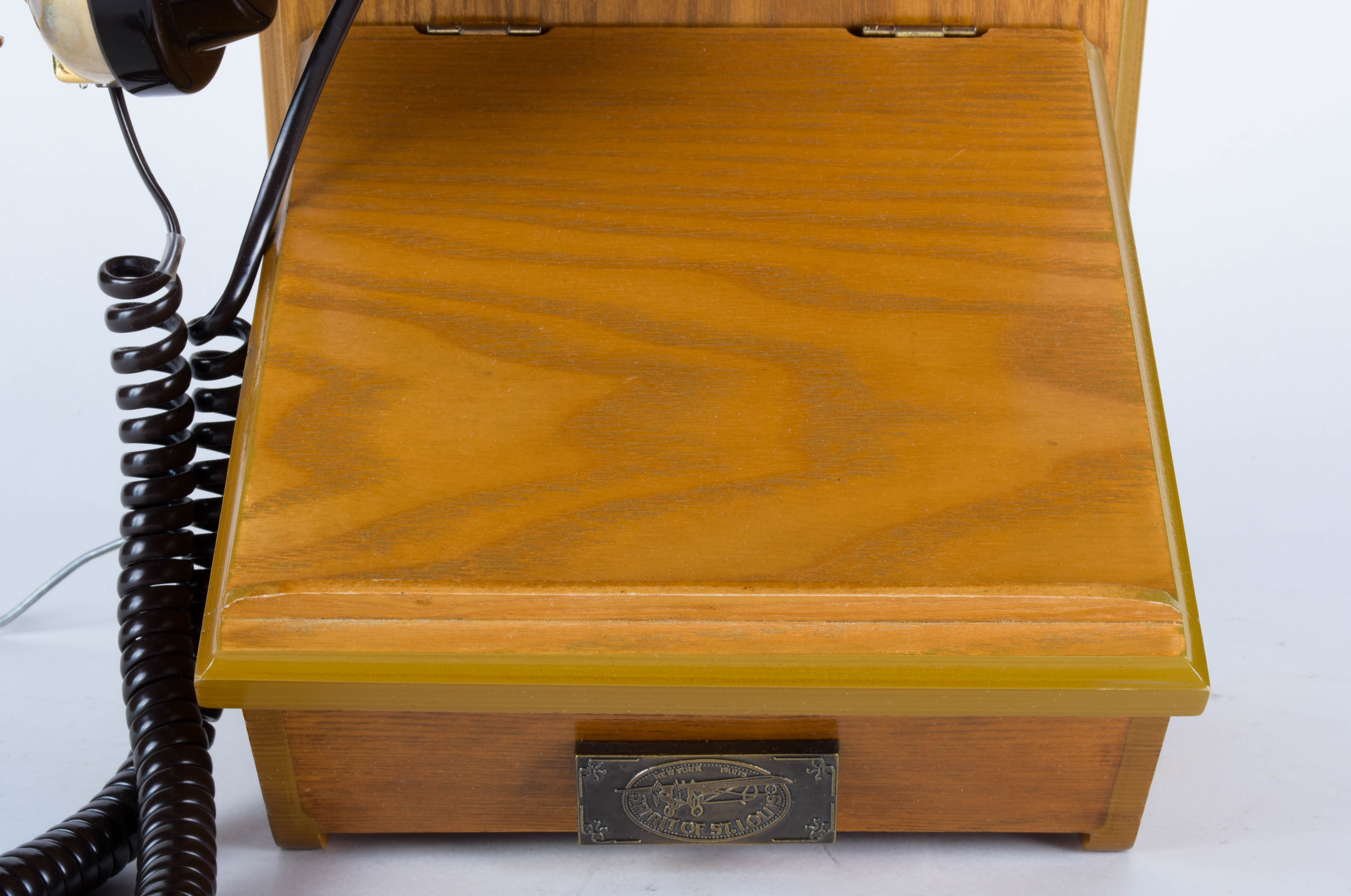 Vintage Style Reproduction Wooden Wall Phone