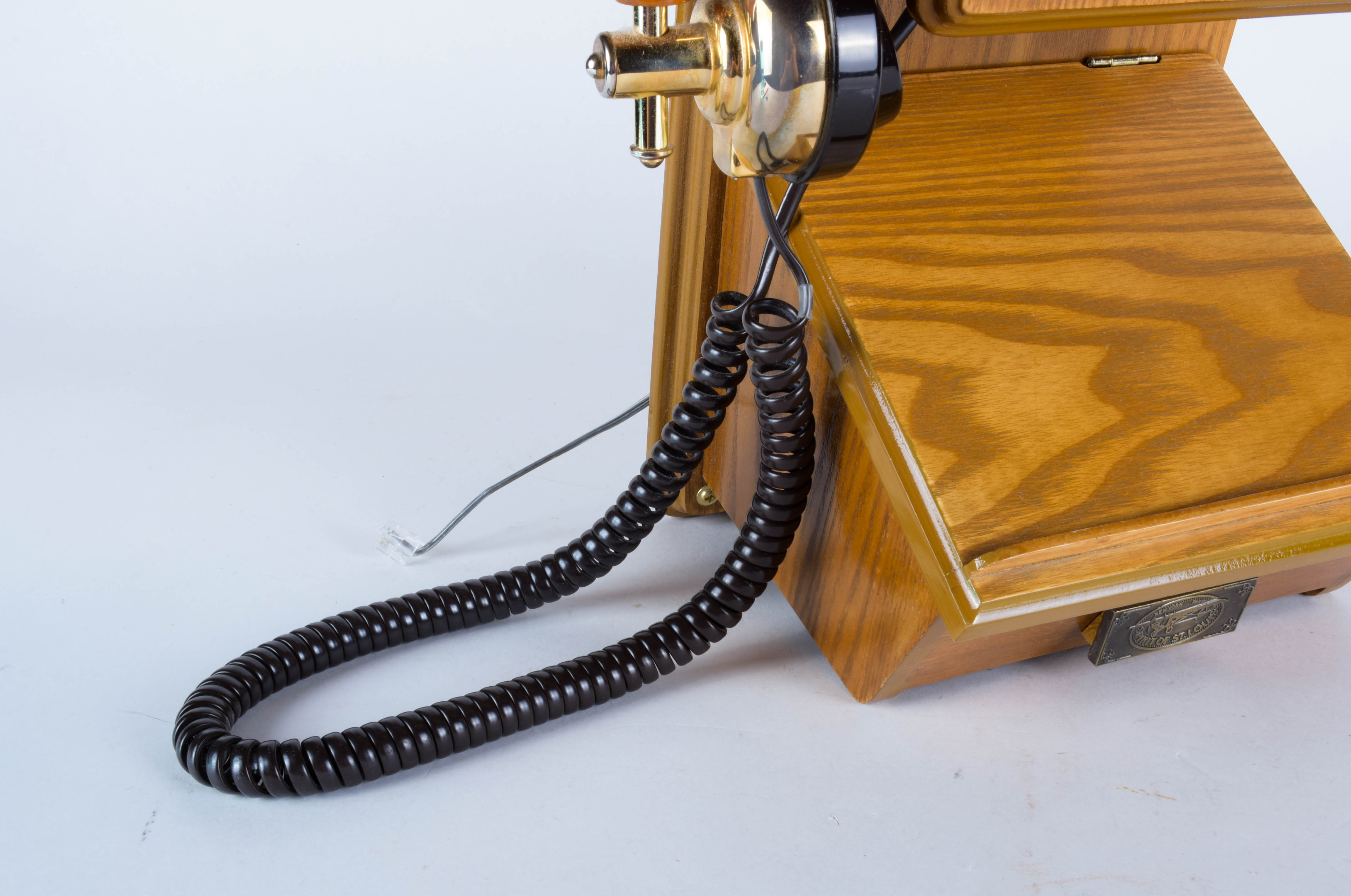 Vintage Style Reproduction Wooden Wall Phone
