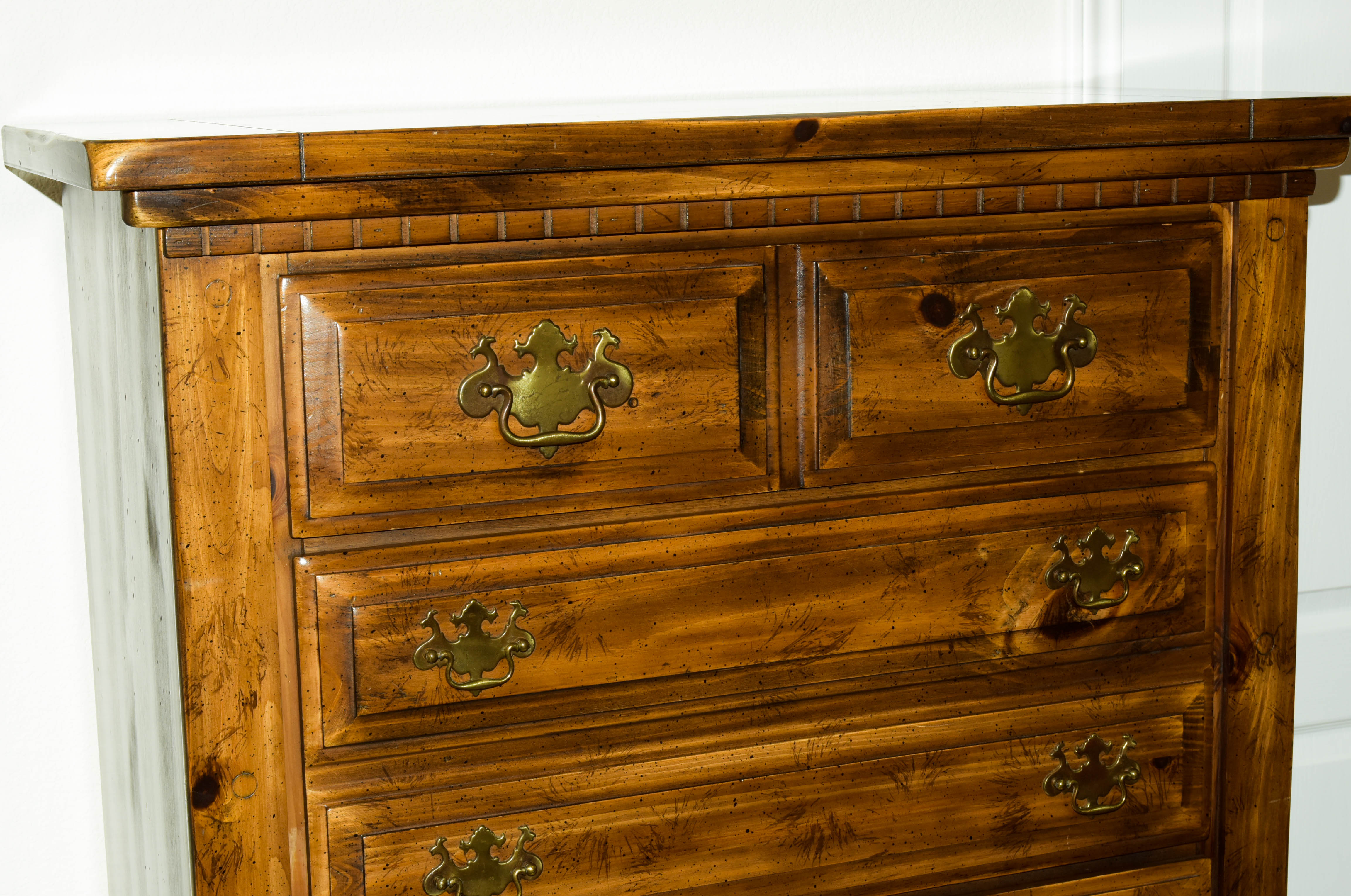 Solid Wood Tall Bureau