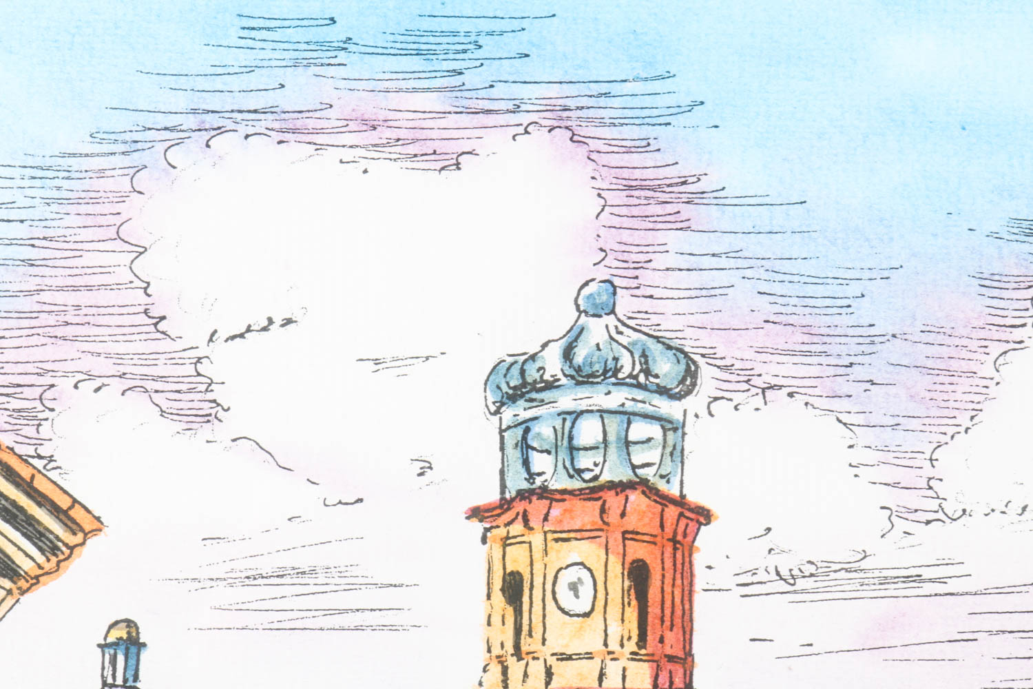 Pair of Framed Caribbean Watercolors