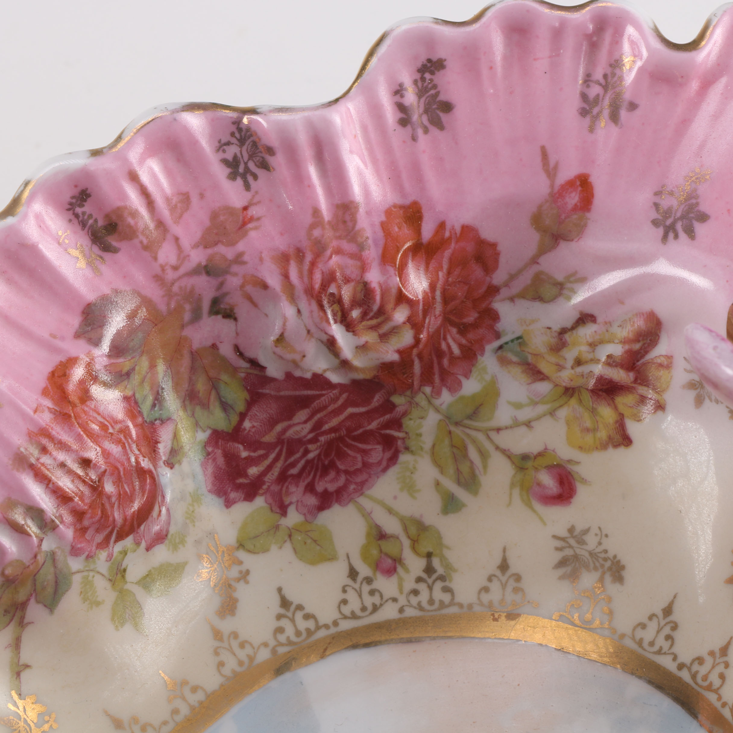 Vintage McCoy Arcature Vase and Austrian Serving Dish