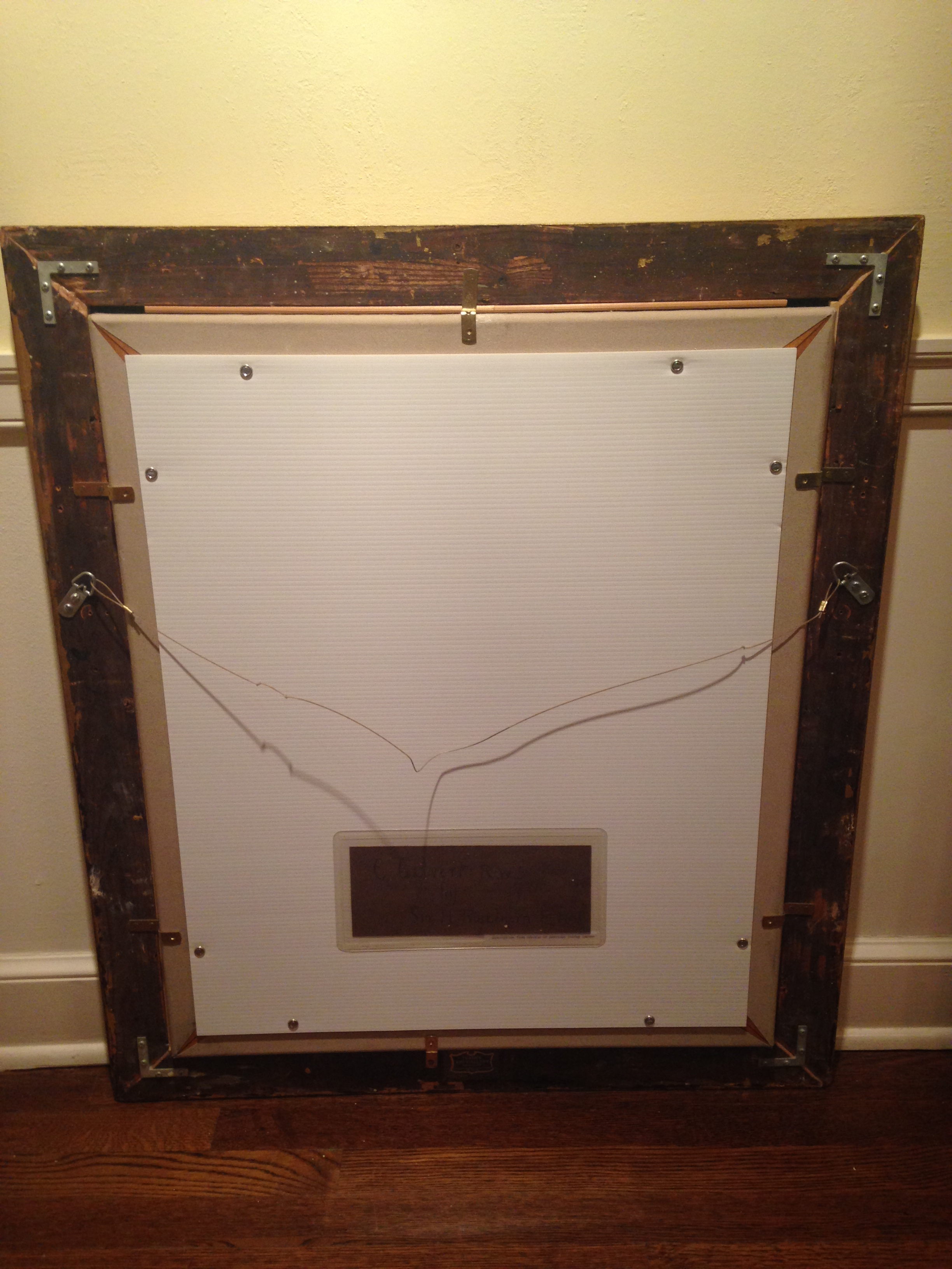 Important Sir Henry Raeburn Original Oil Painting on Canvas, "Portrait of C. Calvert R. W. S"