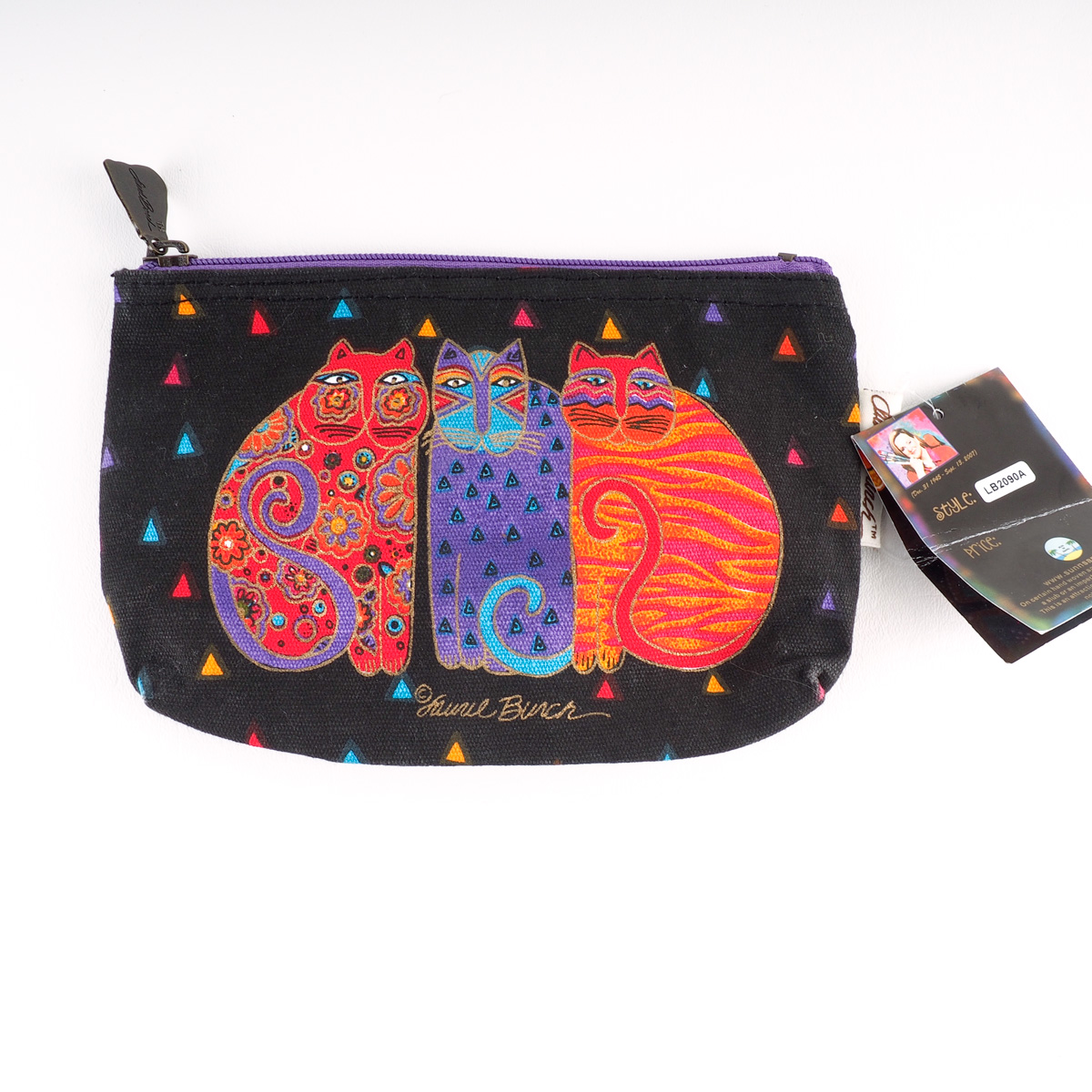 Four Laurel Burch Colorful Graphic Canvas Bags