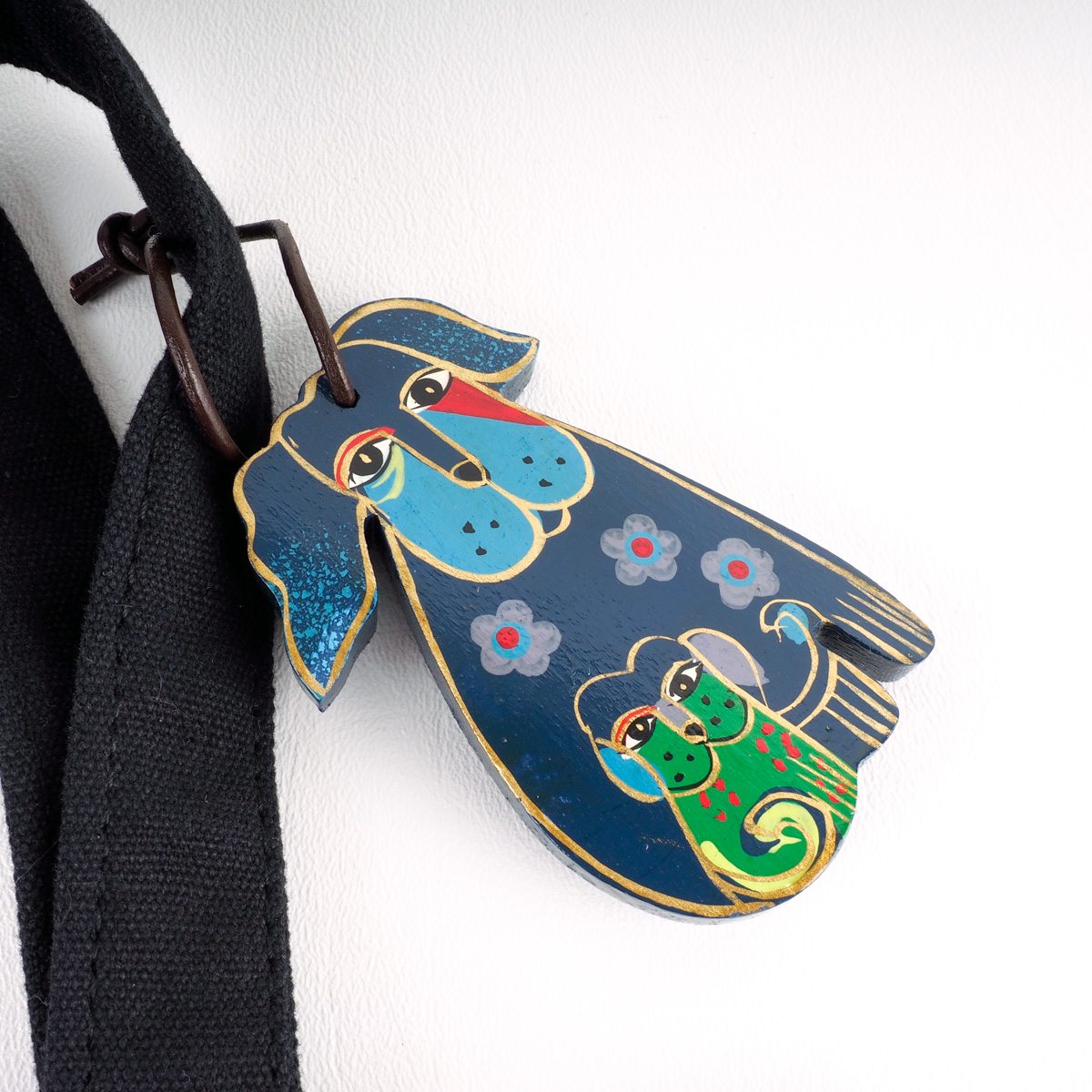 Four Laurel Burch Colorful Graphic Canvas Bags