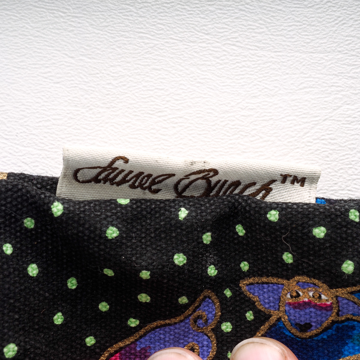 Four Laurel Burch Colorful Graphic Canvas Bags