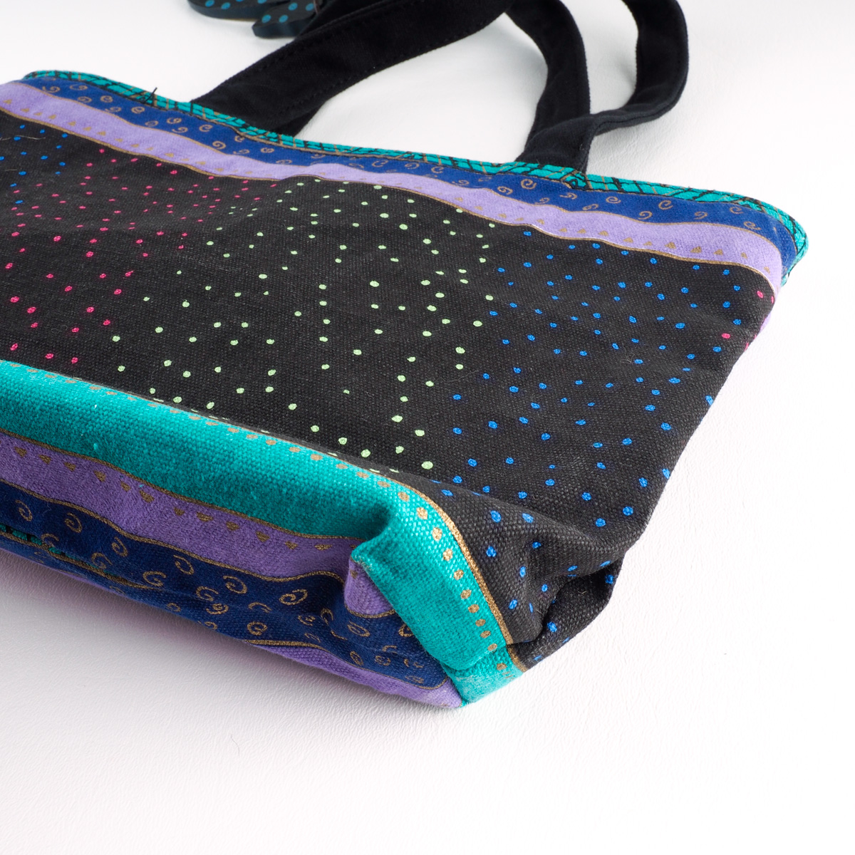 Four Laurel Burch Colorful Graphic Canvas Bags