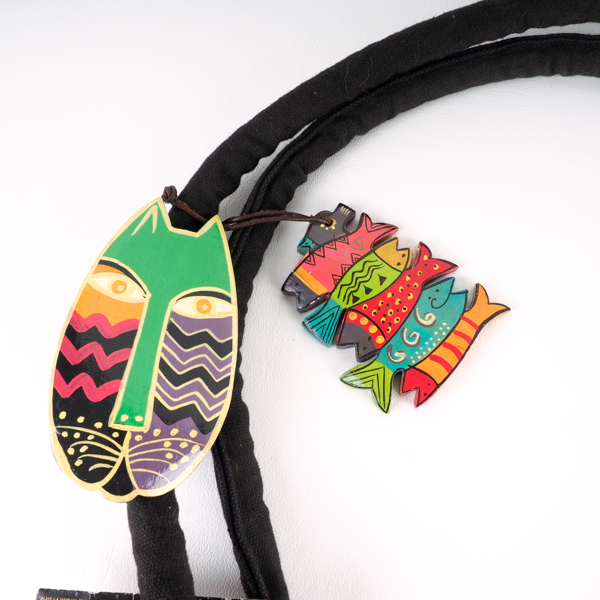 Four Laurel Burch Colorful Graphic Canvas Bags