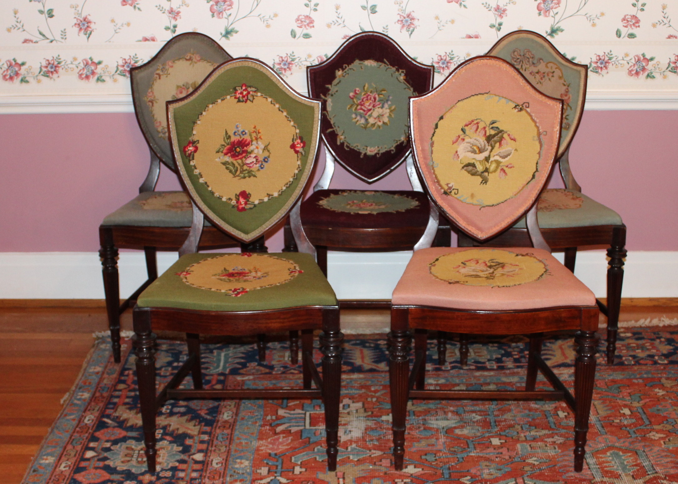 Set of Antique Victorian Dining Chairs