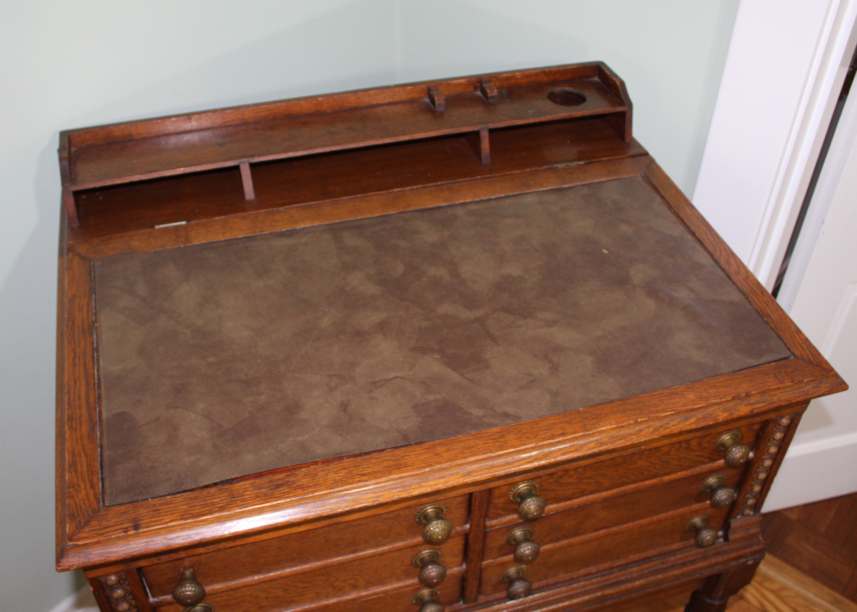 Antique Oak Standing Desk