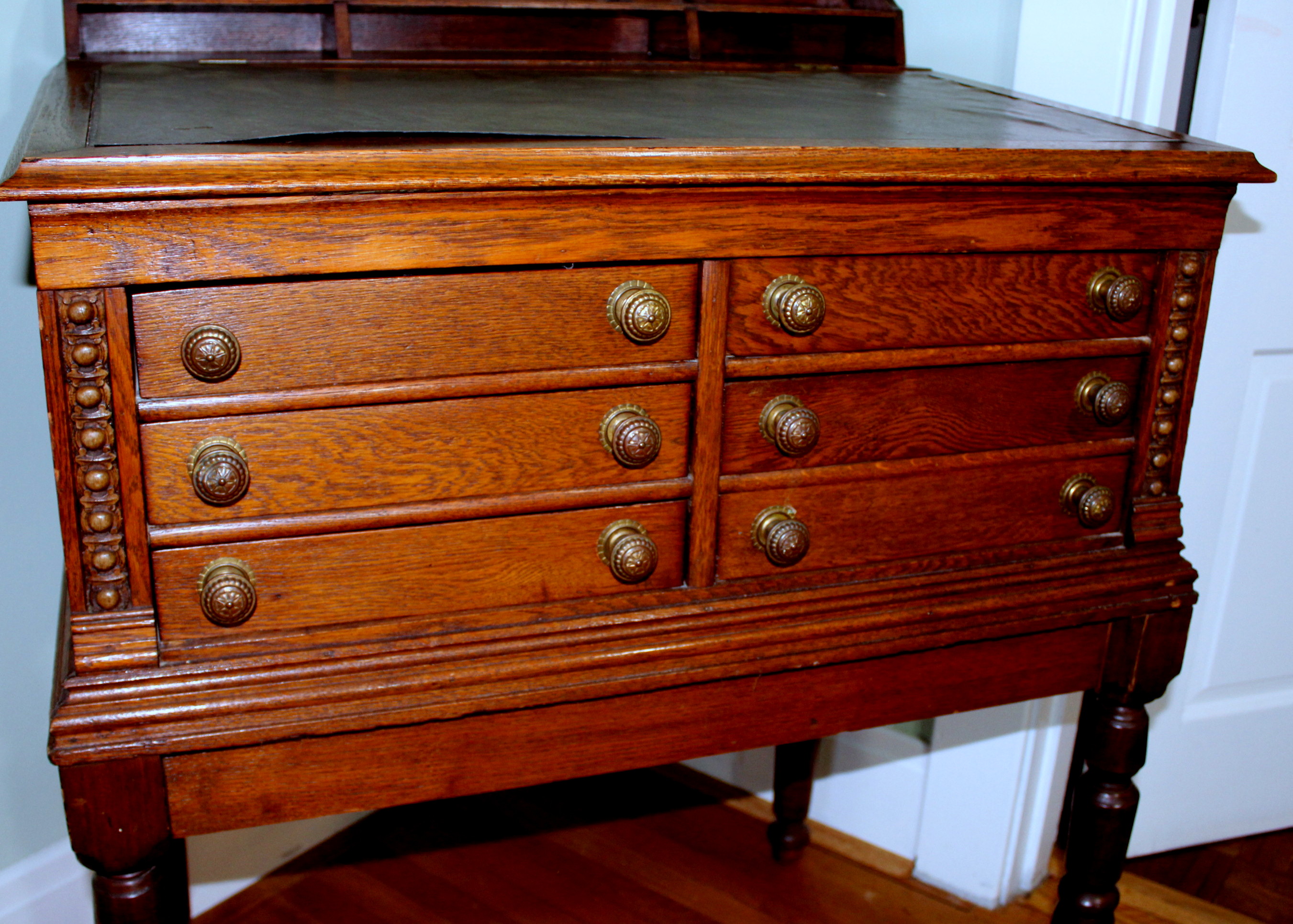 Antique Oak Standing Desk