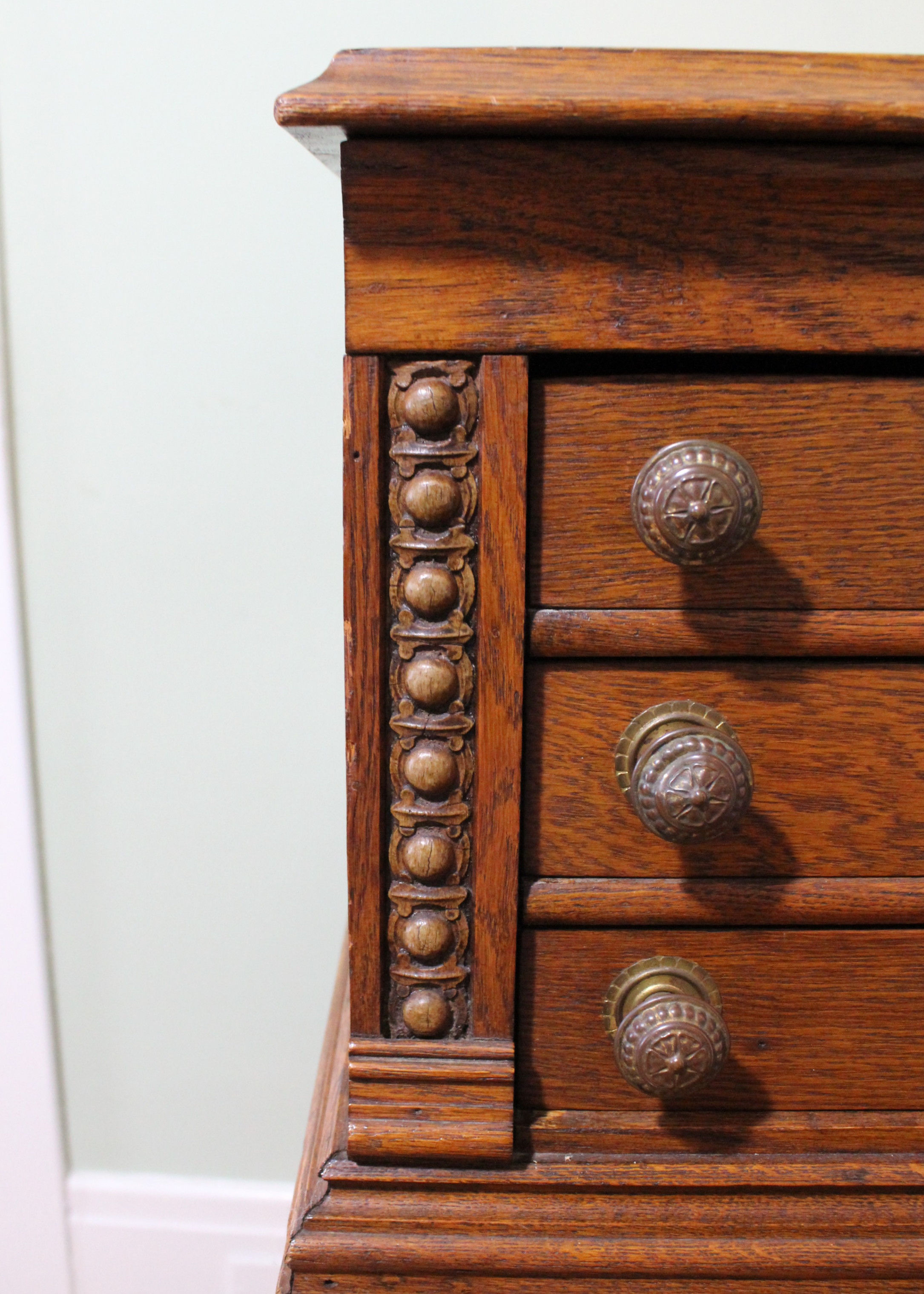 Antique Oak Standing Desk