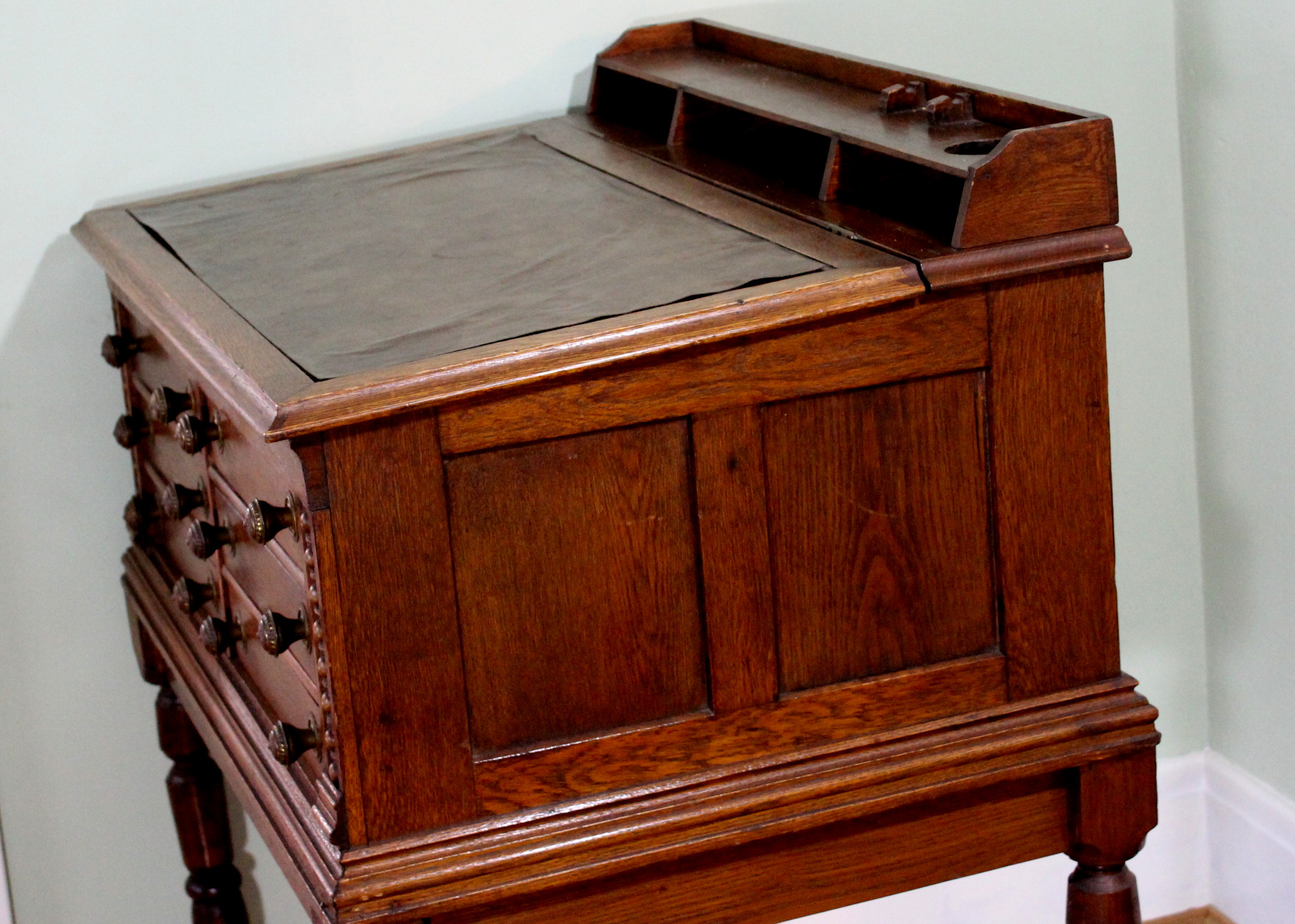 Antique Oak Standing Desk
