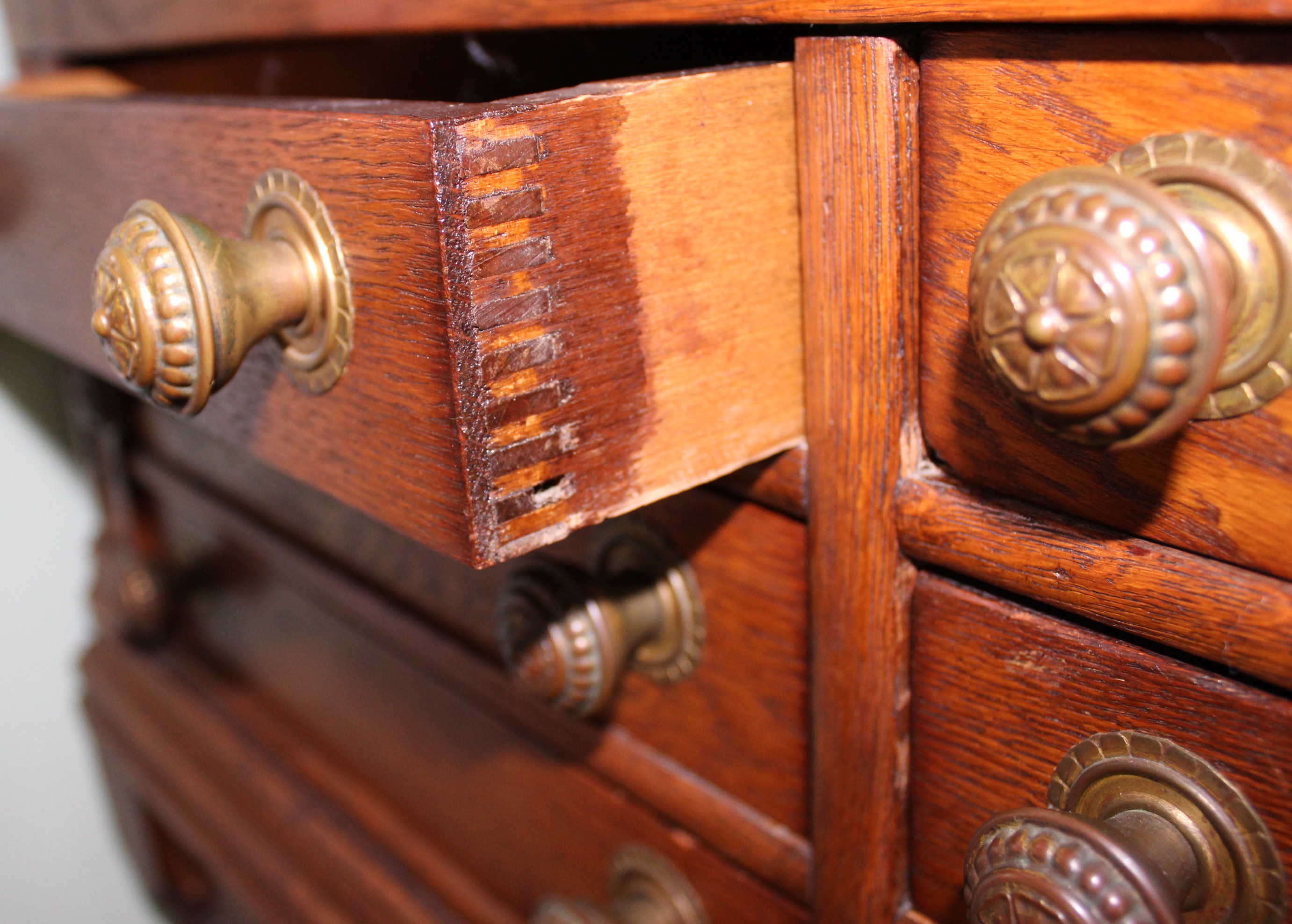 Antique Oak Standing Desk