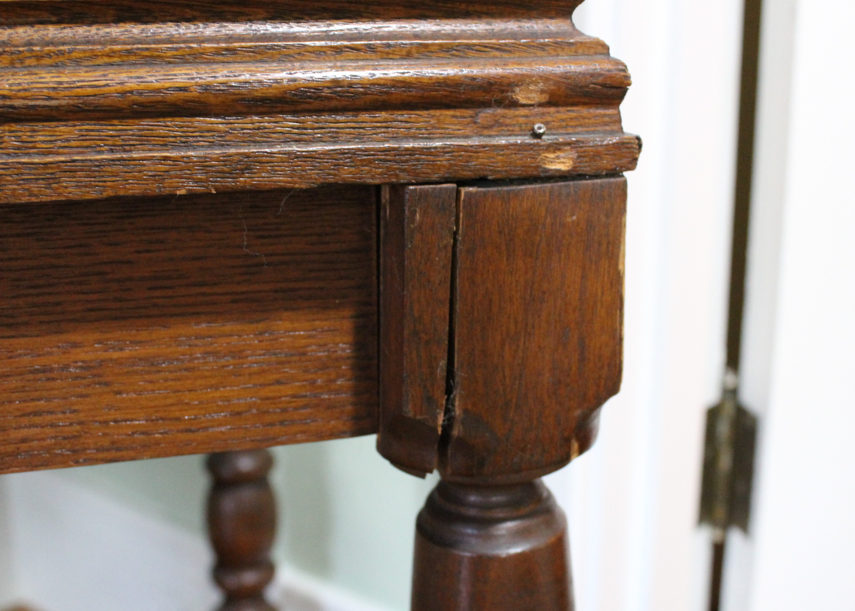 Antique Oak Standing Desk