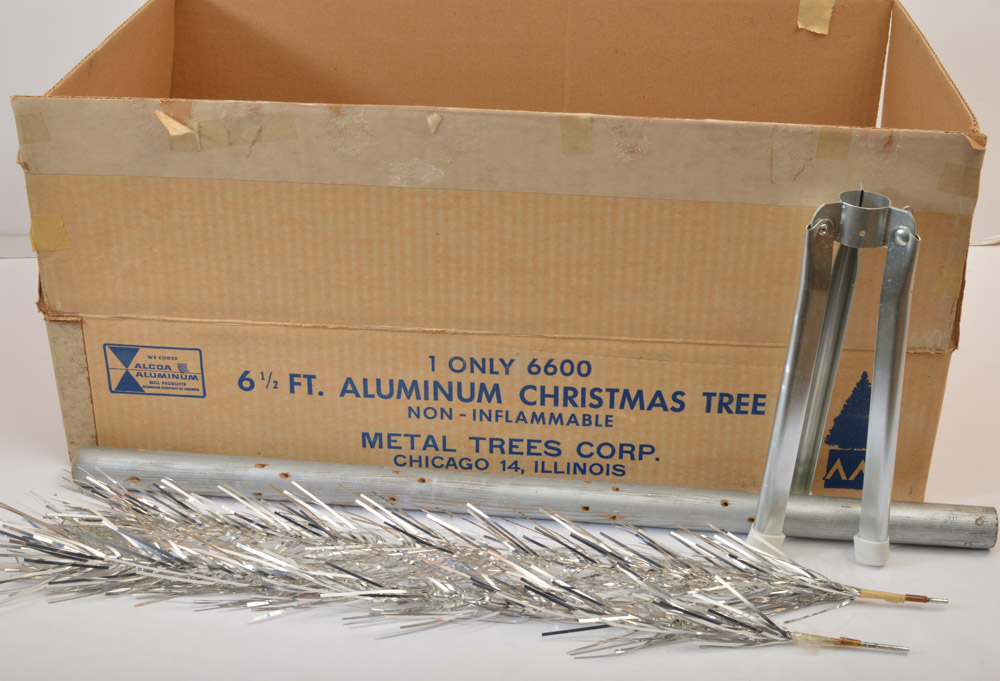 Mid-Century Metal Trees Corporation 6 1/2 Feet Aluminum Christmas Tree