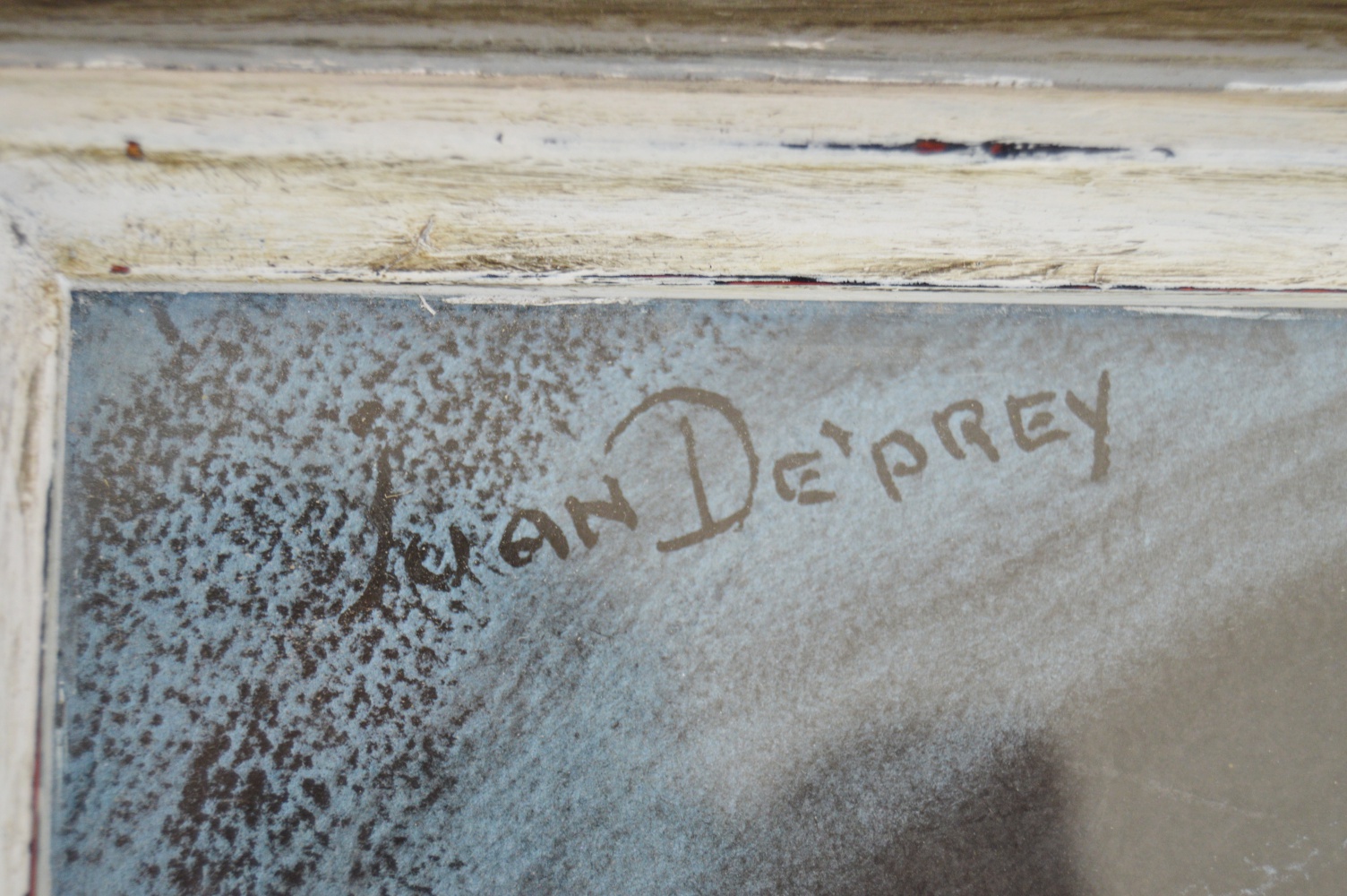 Original Signed Pastel Portrait by Juan DePrey