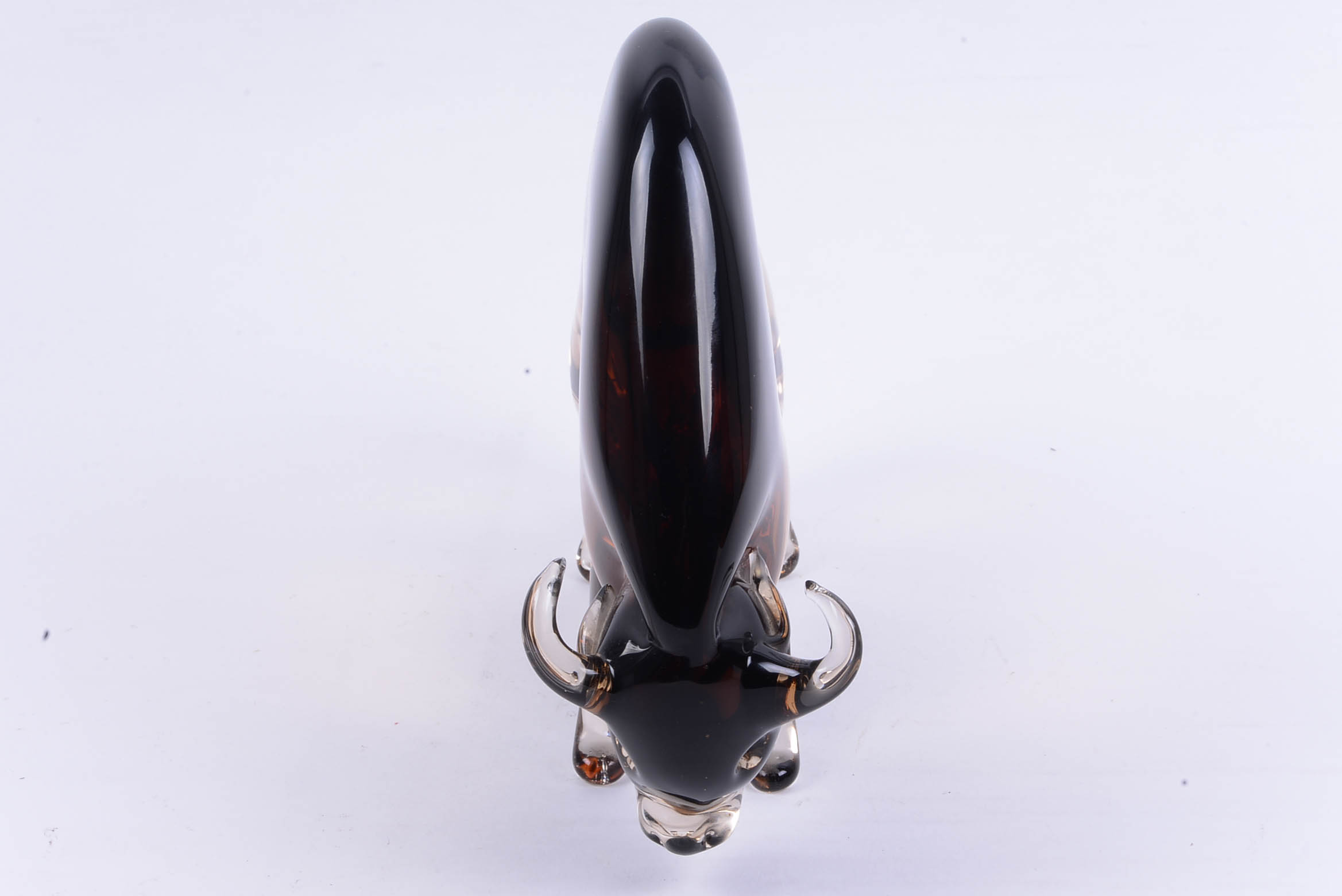 Art Glass Bison Figurine